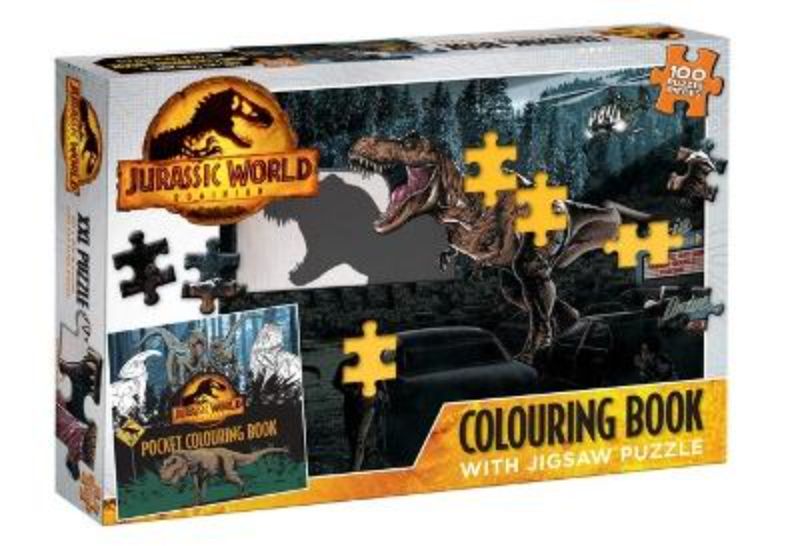 Jurassic World Dominion: Colouring Book with Jigsaw Puzzle (Universal)