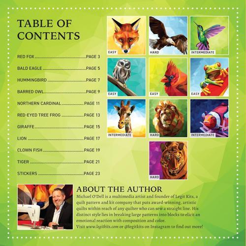 Ultimate Animal Kingdom Sticker Painting - Nature Book - by Michael O'Dell