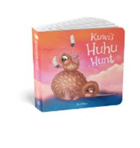 Kuwis Huhu Hunt Board Book - Children's Book - by Kat Quin - Hardcover