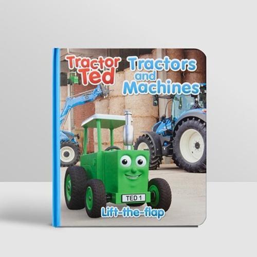 Tractor Ted Tractors and Machines Lift The Flap - Children's Book - Hardcover