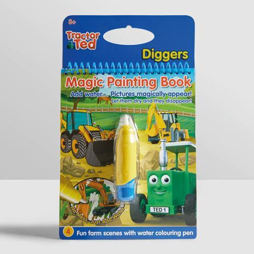 Tractor Ted Magic Painting Book Diggers - Art Book - Hardcover