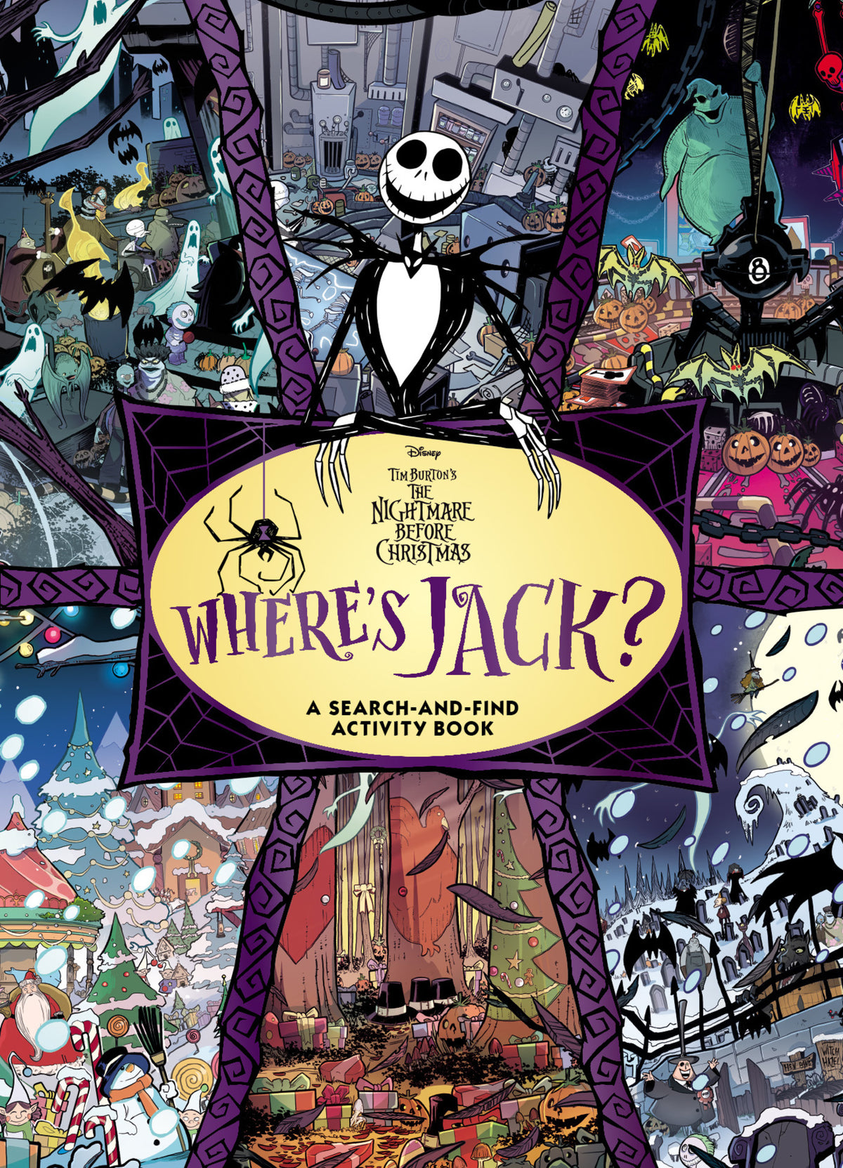 Where's Jack?: A Search-and-Find Activity Book(Disney Tim Burton's the