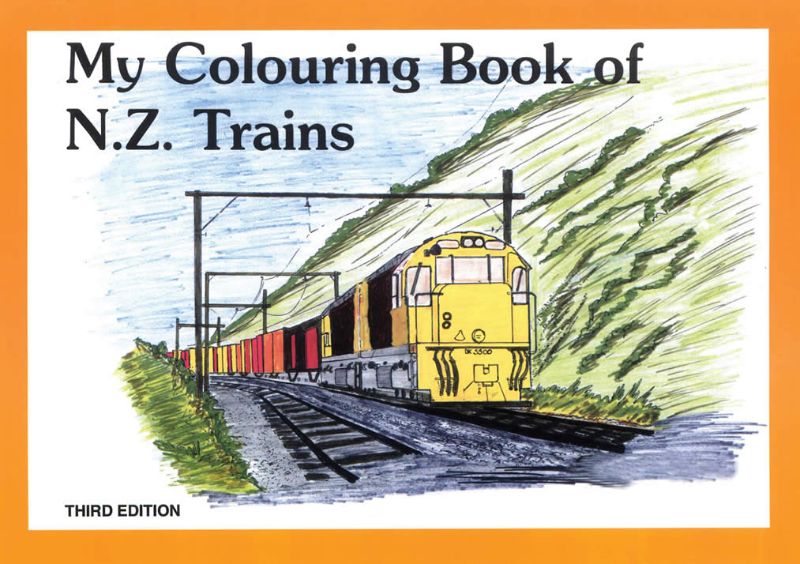 My Colouring Book of NZ Trains