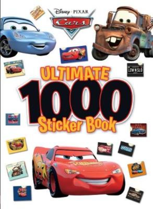 Cars 1000 Sticker Bk