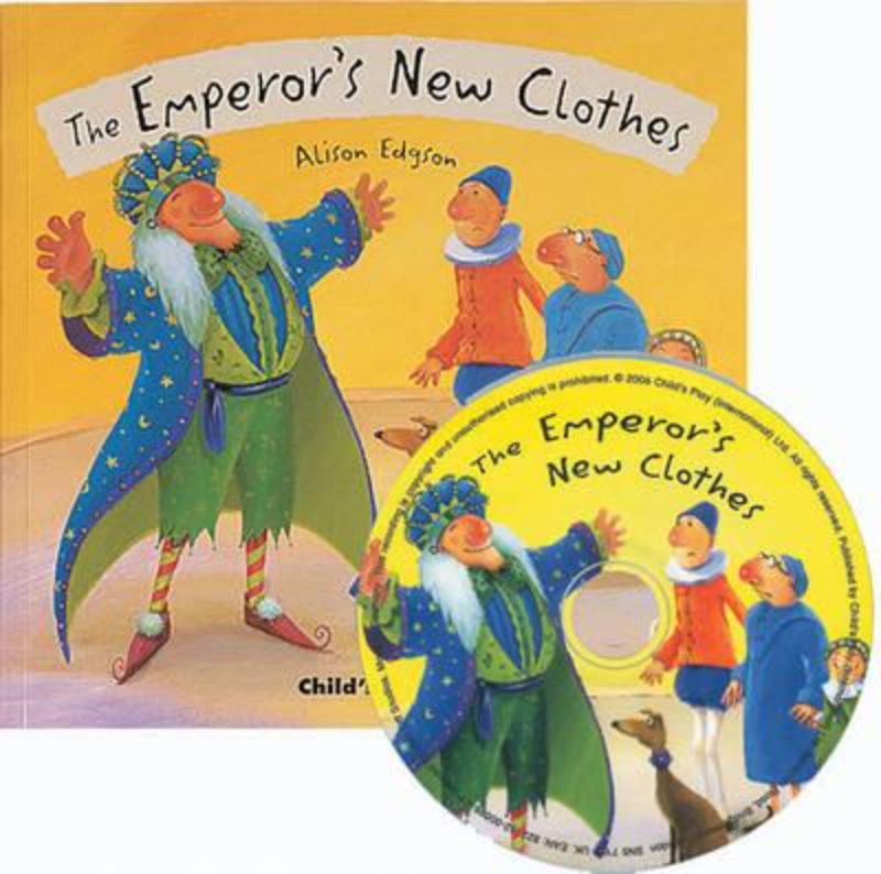 The Emperor's New Clothes Flip Up Fairy Tale with CD