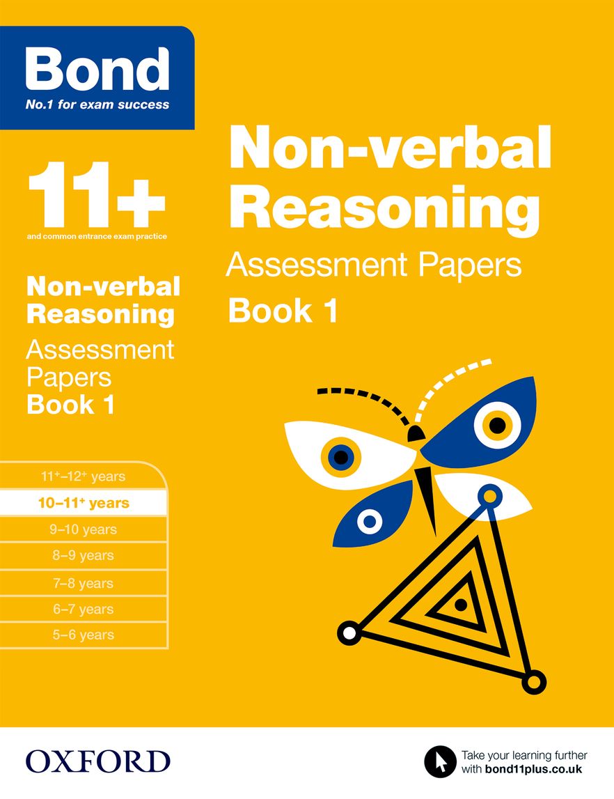 Bond 11 Nonverbal Reasoning Assessment Papers 10 to 11 Book 1
