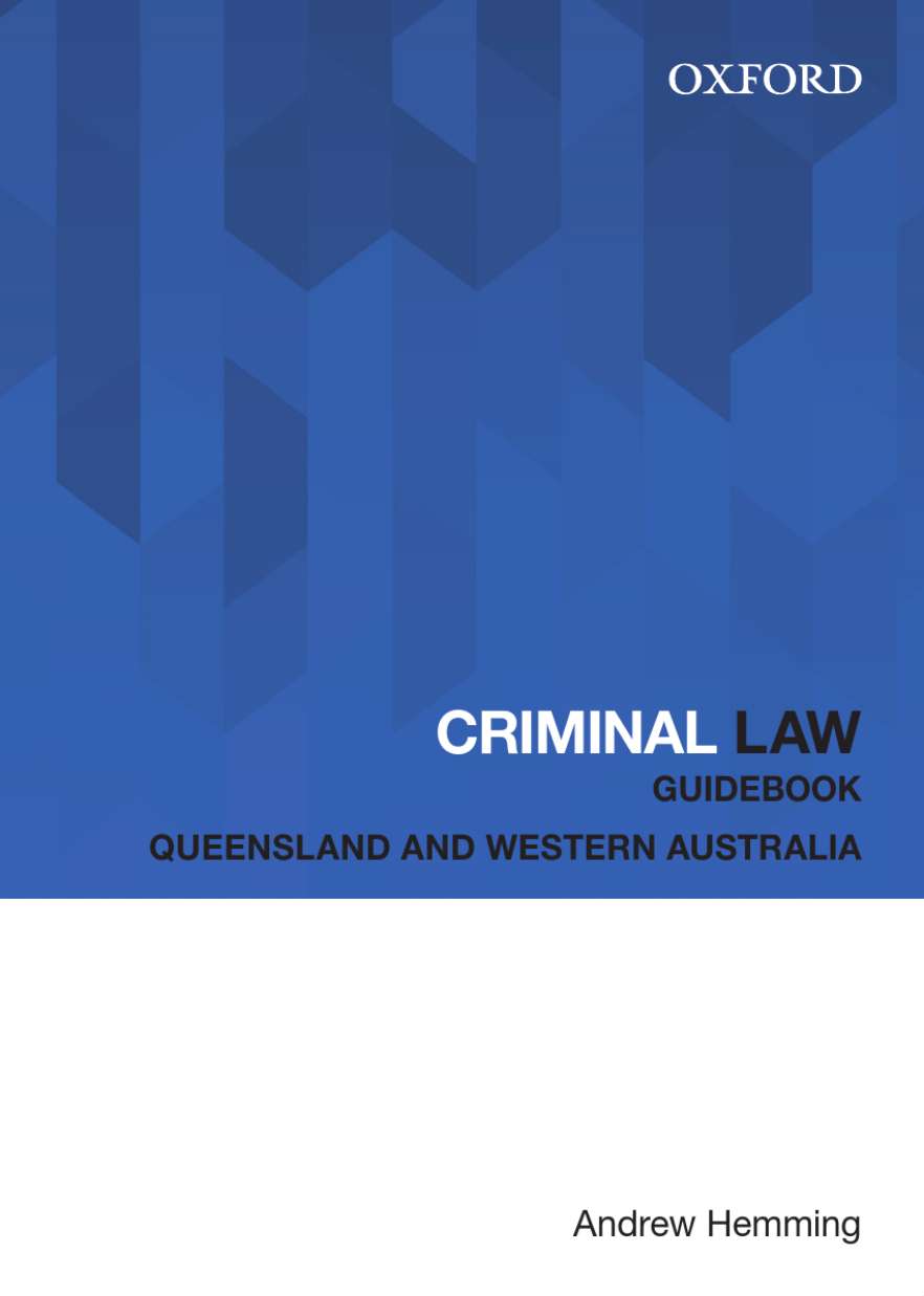 Criminal Law Guidebook eBook