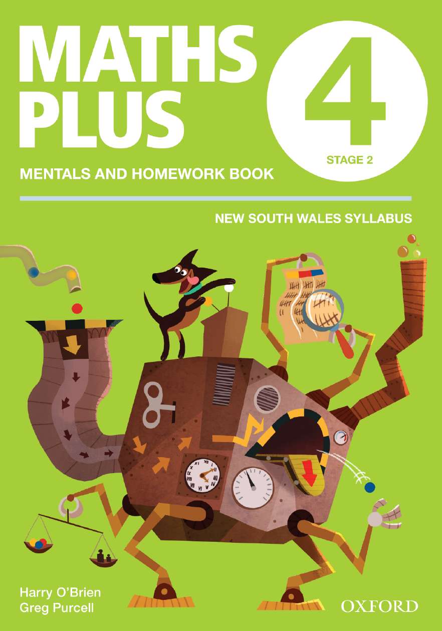 Maths Plus NSW Aus Curriculum Ed Mentals & Homework Book 4 Revised Ed 2016