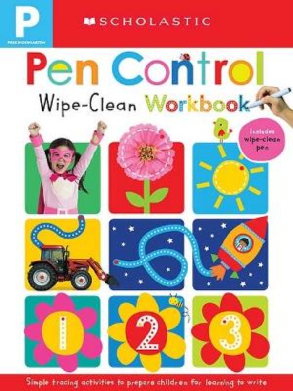 Pen Control Wipe-Clean Workbook
(Spiral Bound)