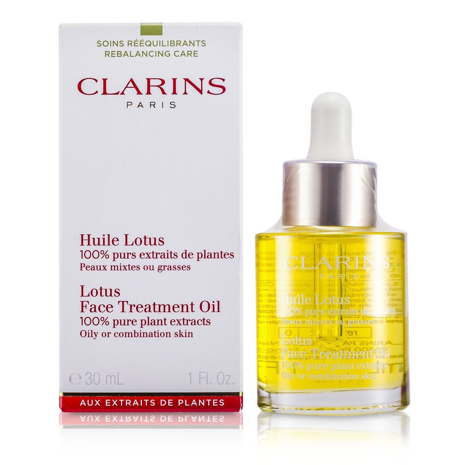Clarins Face Treatment Oil - Lotus (For Oily or Combination Skin)  30ml/1oz