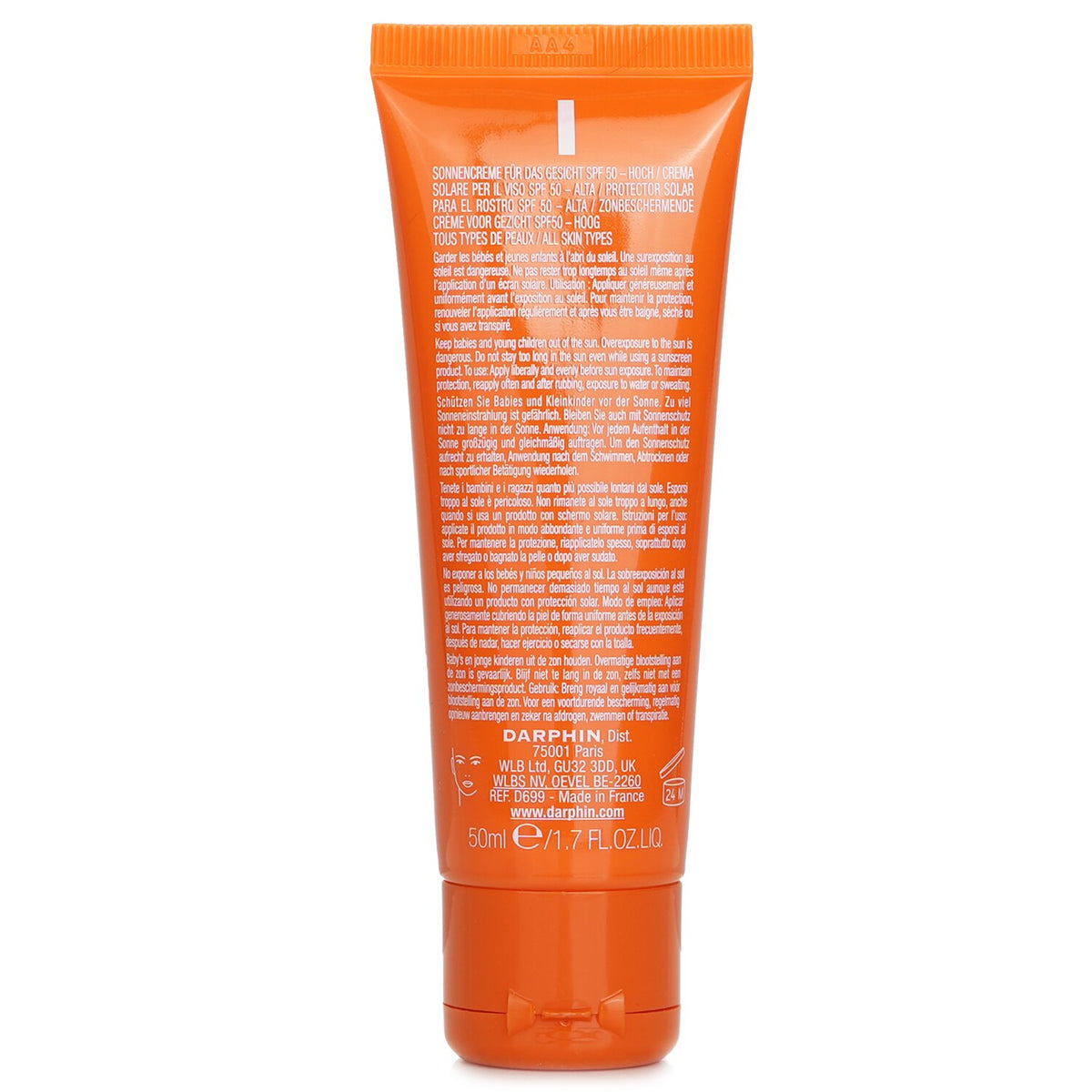 Darphin Soleil Plaisir Sun Protective Cream for Face SPF 50 50ml/1.7oz