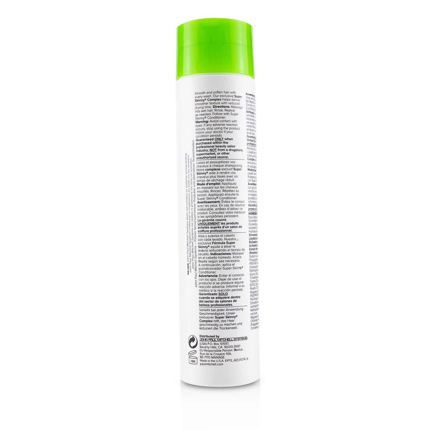 Paul Mitchell Super Skinny Shampoo (Smoothes Frizz - Softens Texture)  300ml/10.