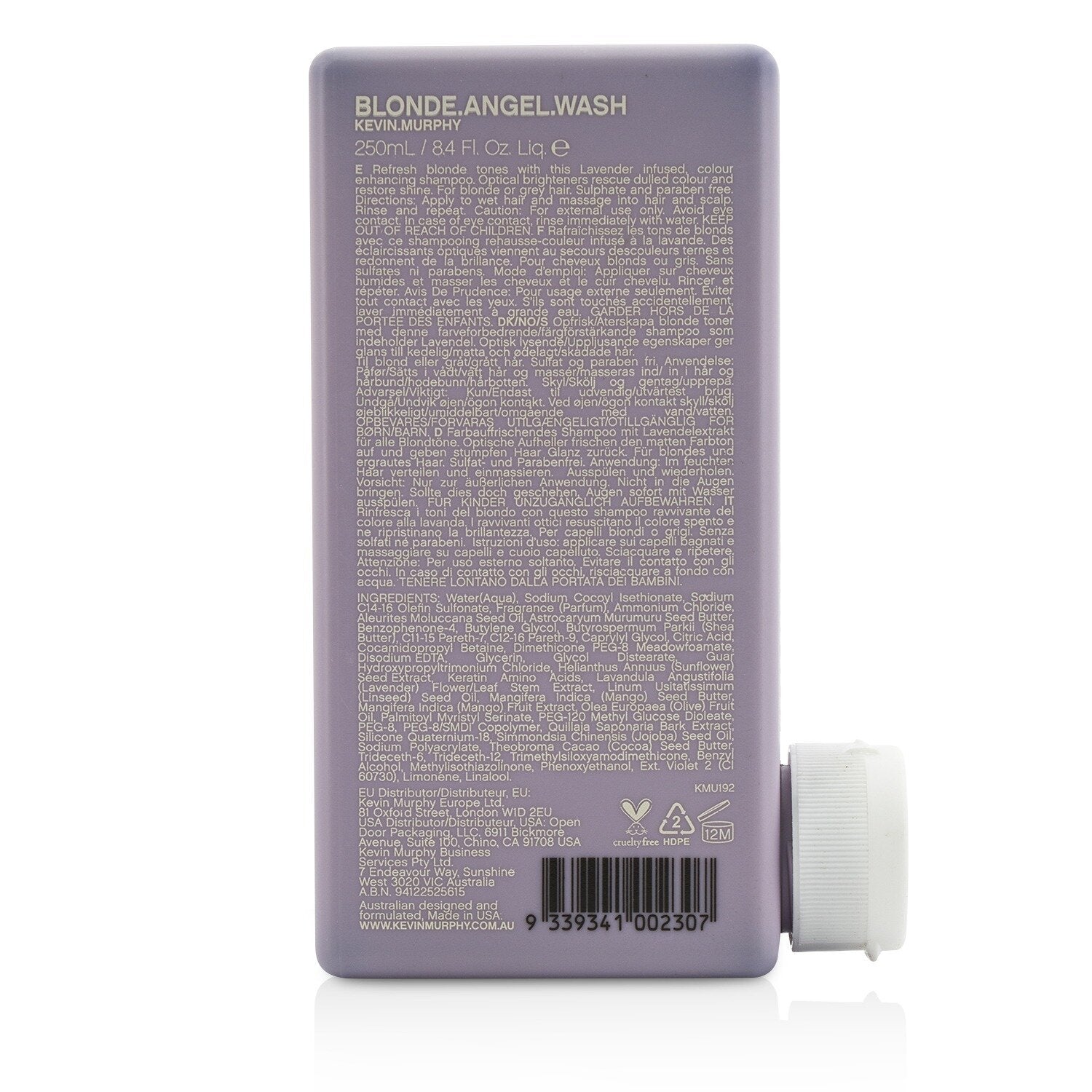 Kevin.Murphy Blonde.Angel.Wash (Colour Enhancing Shampoo - For Blonde Hair)  250