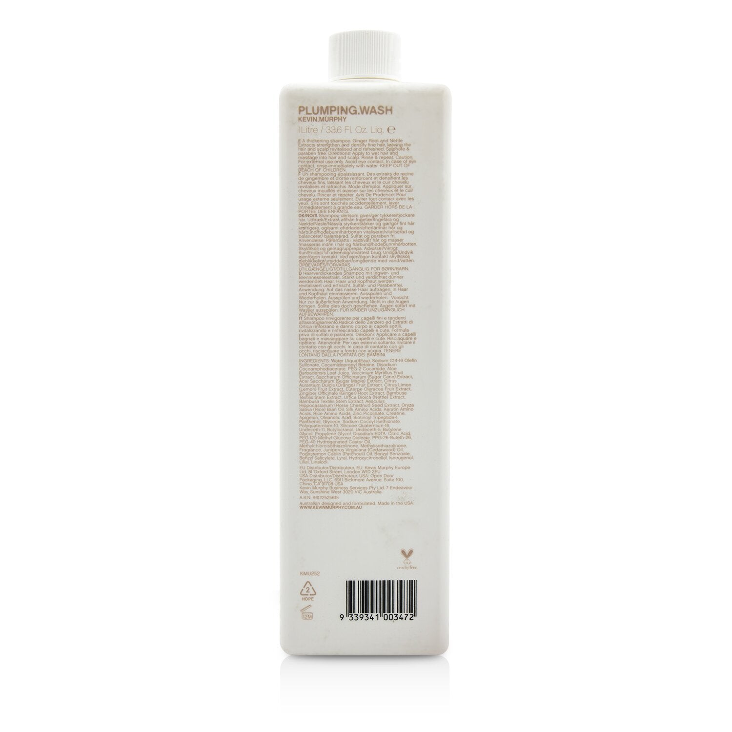 Kevin.Murphy Plumping.Wash Densifying Shampoo (A Thickening Shampoo - For Thinni