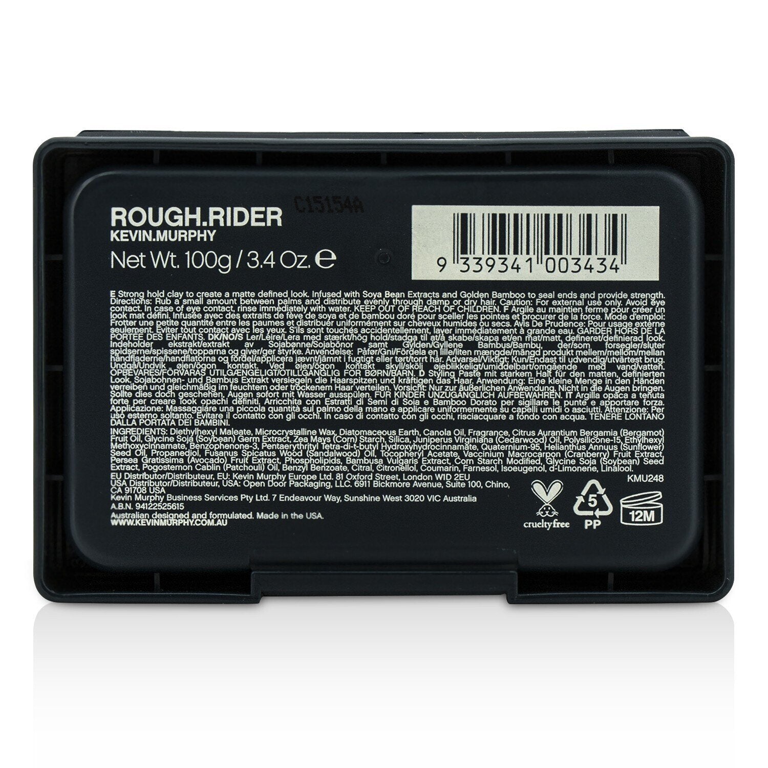 Kevin.Murphy Rough.Rider Strong Hold. Matte Clay 100g/3.4oz