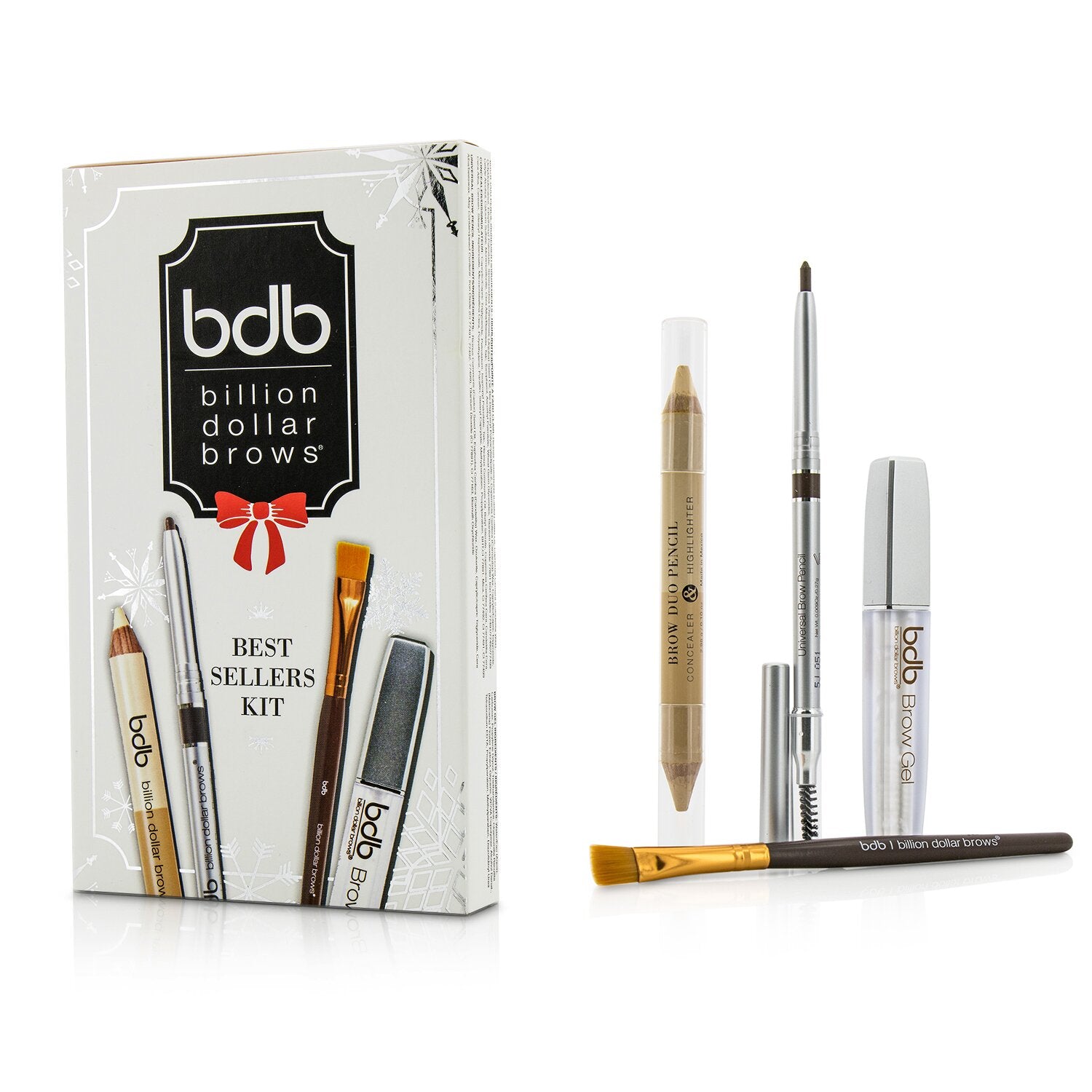 Billion Dollar Brows Best Sellers Kit: 1x Universal Brow Pencil 0.27g/0.009oz, 1