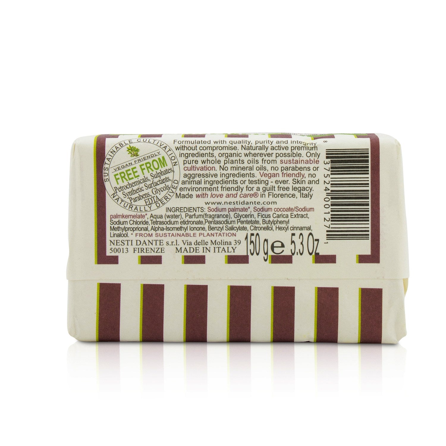 Nesti Dante Le Deliziose Natural Soap -  Green Fig 150g/5.3oz
