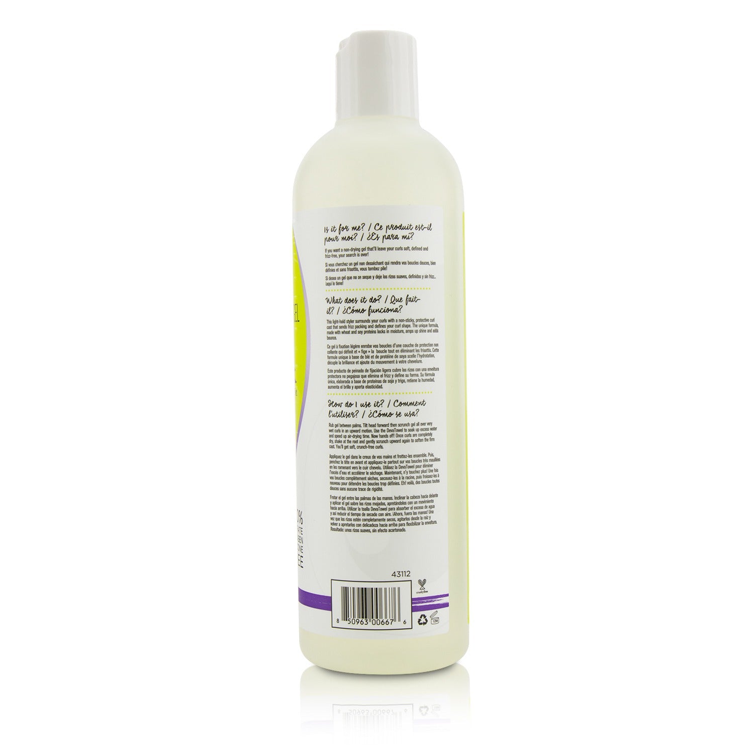 DevaCurl Light Defining Gel (Soft Hold No-Crunch Styler - Define & Control) 355m