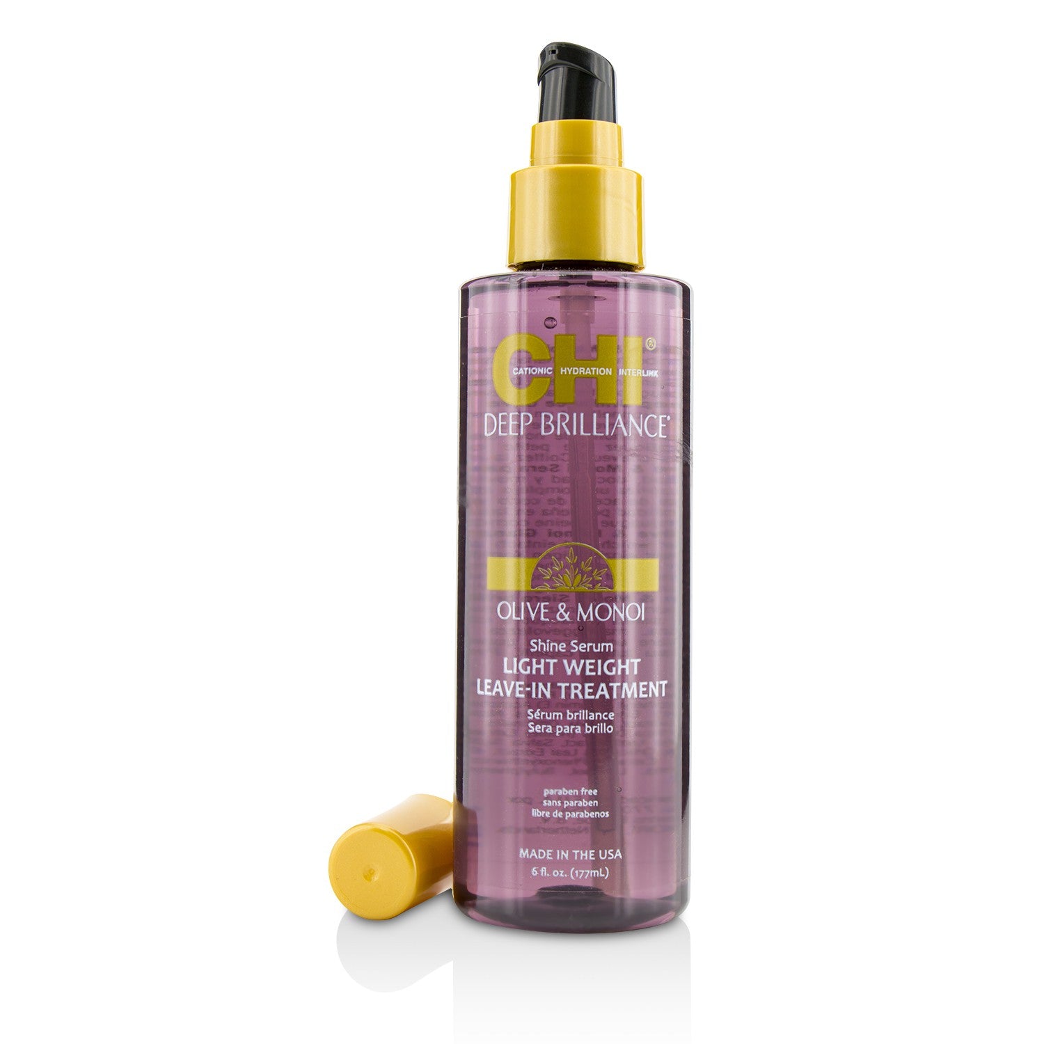 CHI Deep Brilliance Olive & Monoi Shine Serum Light Weight Leave-In Treatment 17
