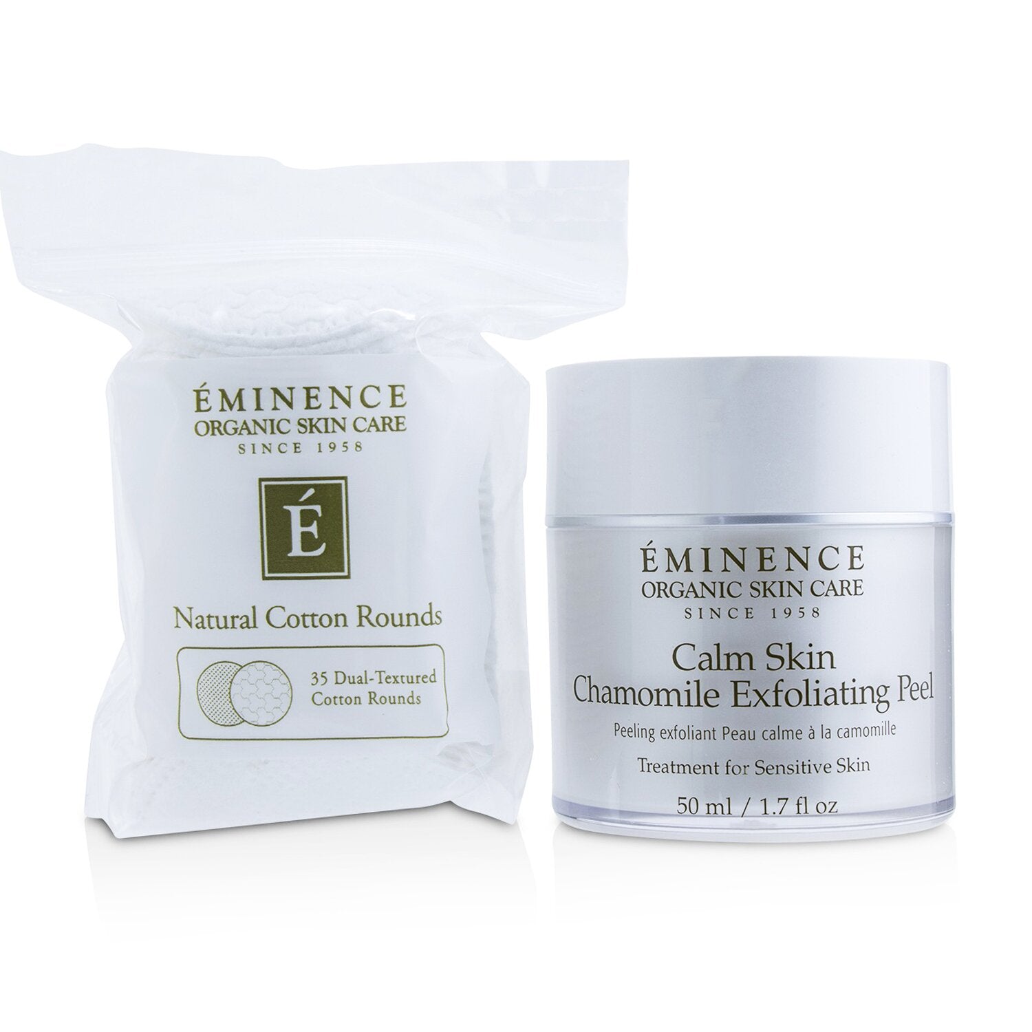 Eminence Calm Skin Chamomile Exfoliating Peel (with 35 Dual-Textured Cotton Roun