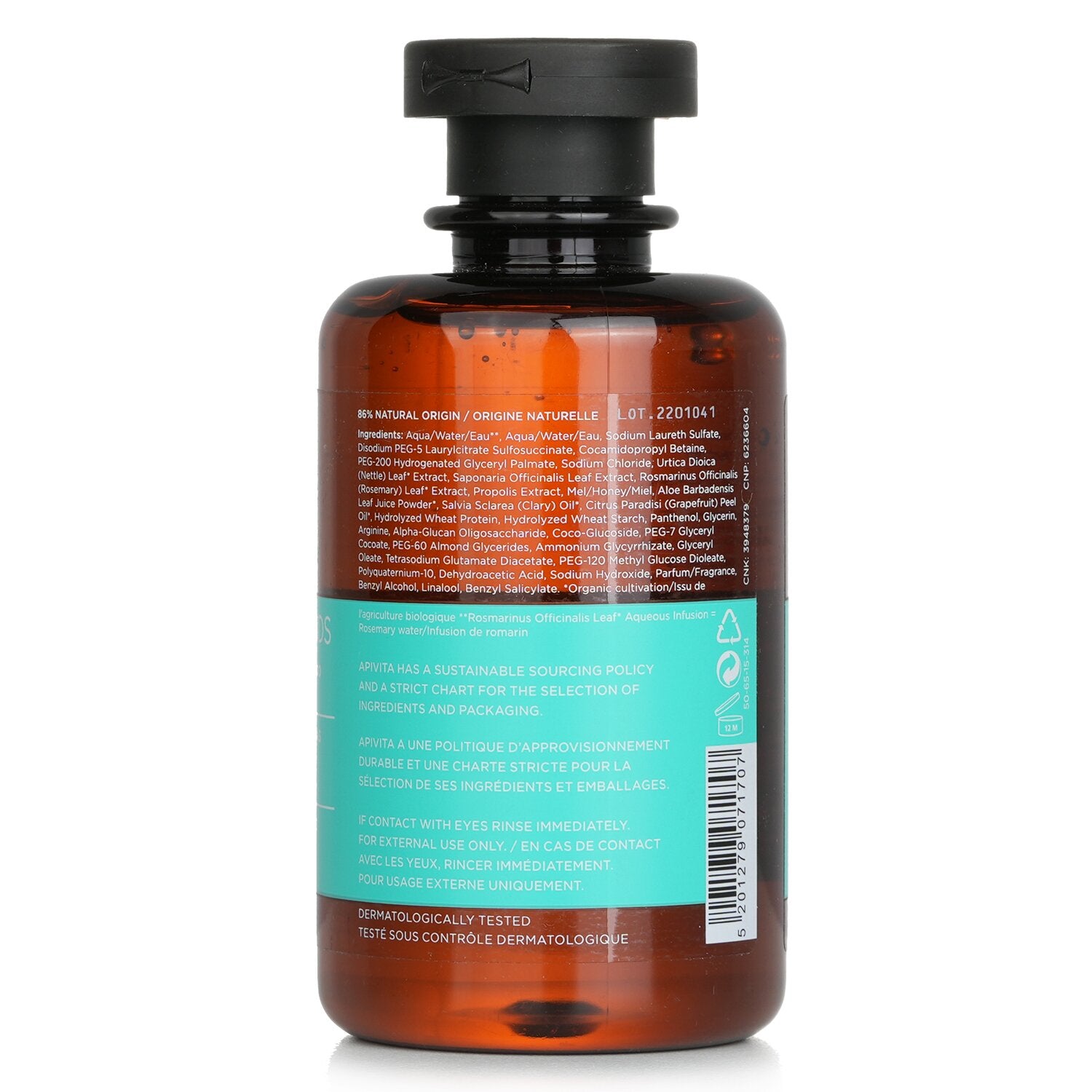 Apivita Oily Roots & Dry Ends Shampoo with Nettle & Propolis  250ml/8.45oz