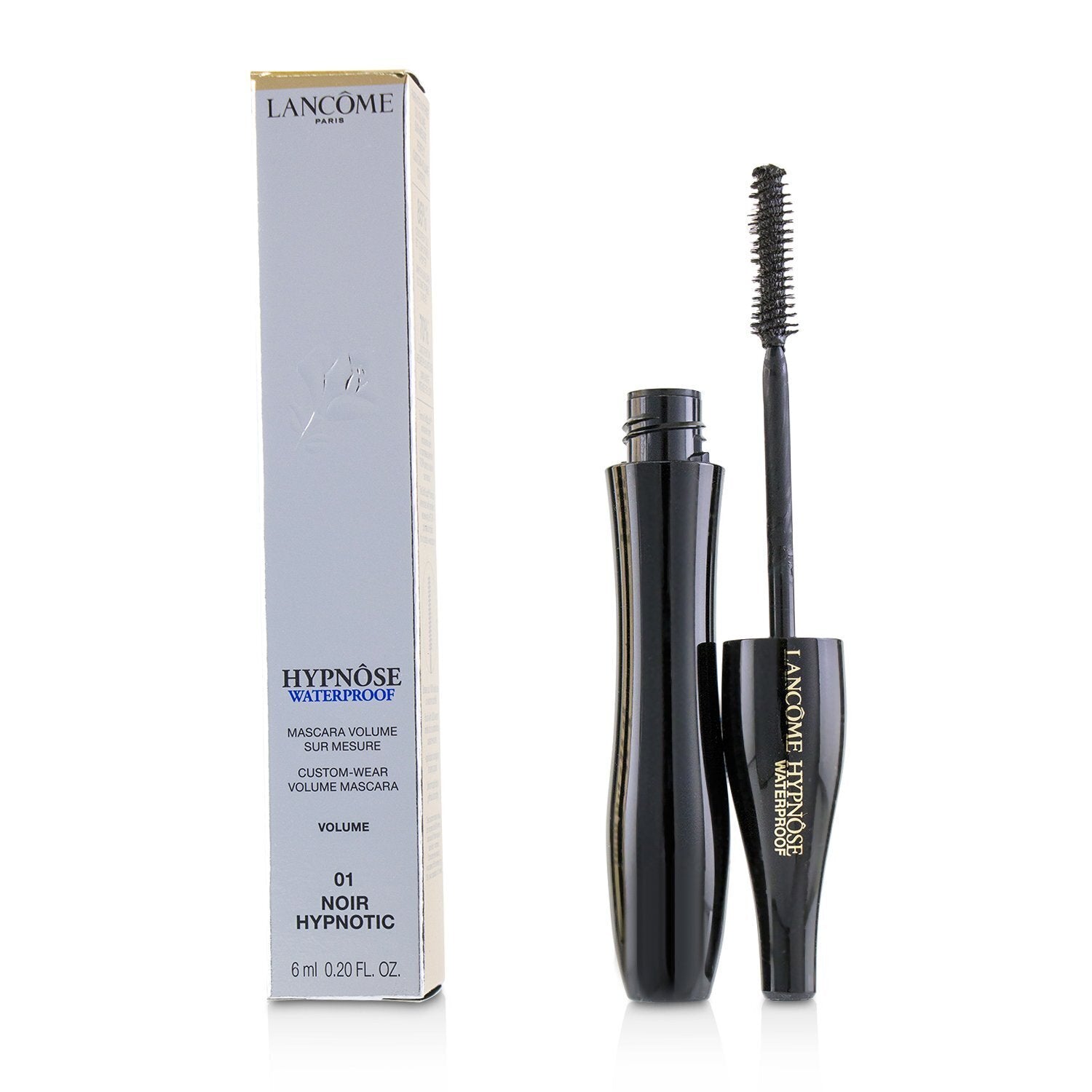 Lancome Hypnose Waterproof Custom Wear Volume Mascara - # 01 Noir Hypnotic  6ml/