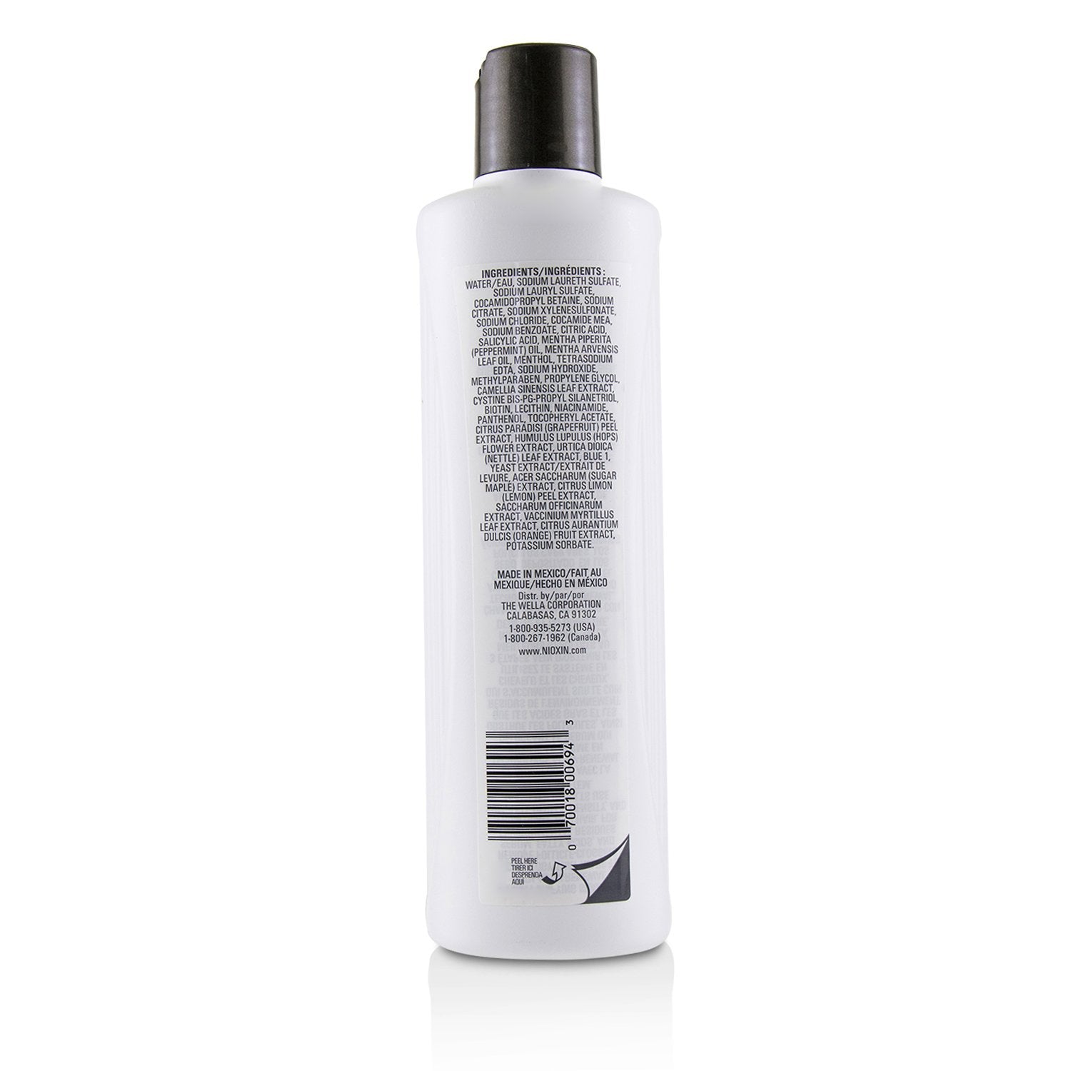 Nioxin Derma Purifying System 1 Cleanser Shampoo (Natural Hair, Light Thinning)