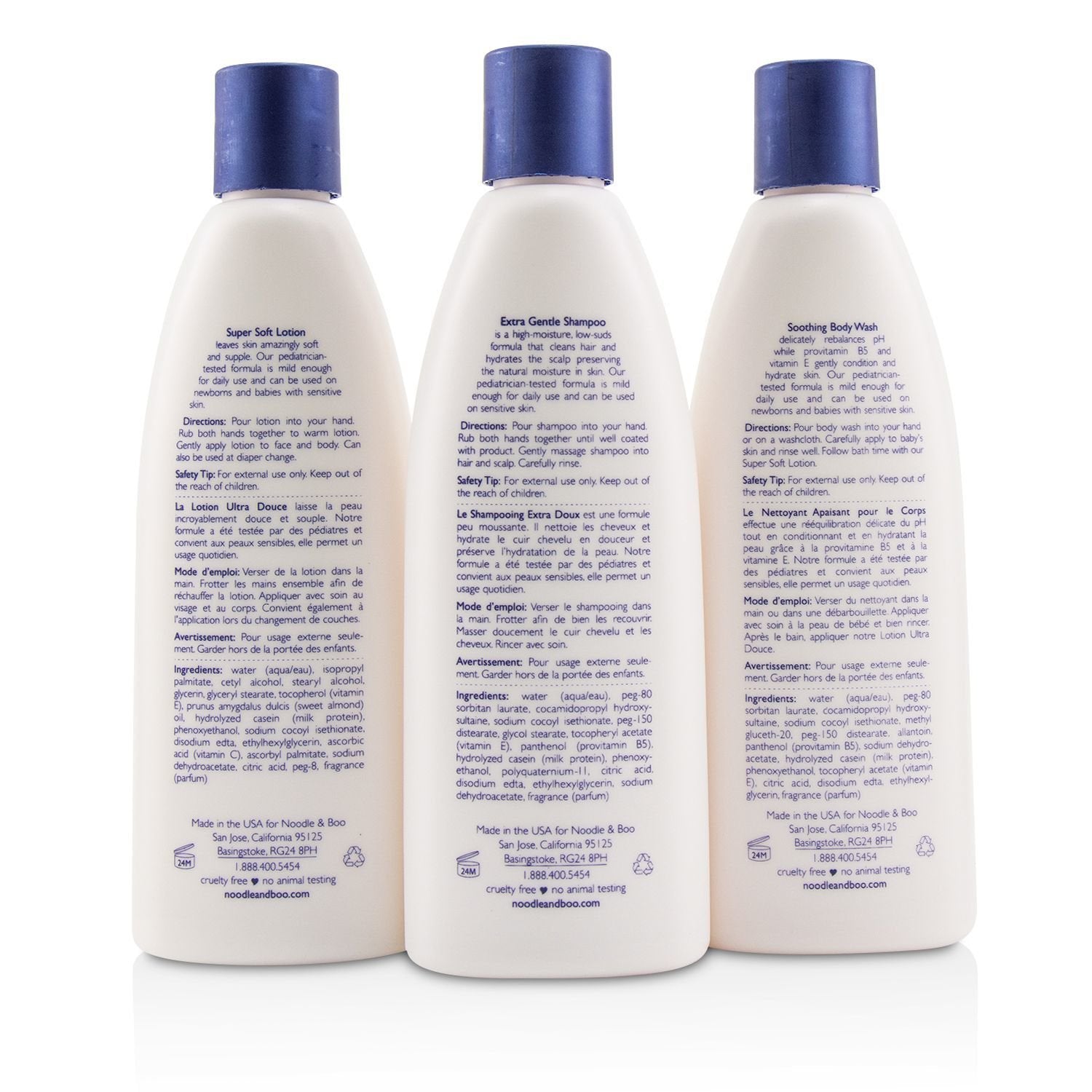 Noodle &amp; Boo Starter Gift Set: Extra Gentle Shampoo 237ml/8oz + Soothing Body Wa