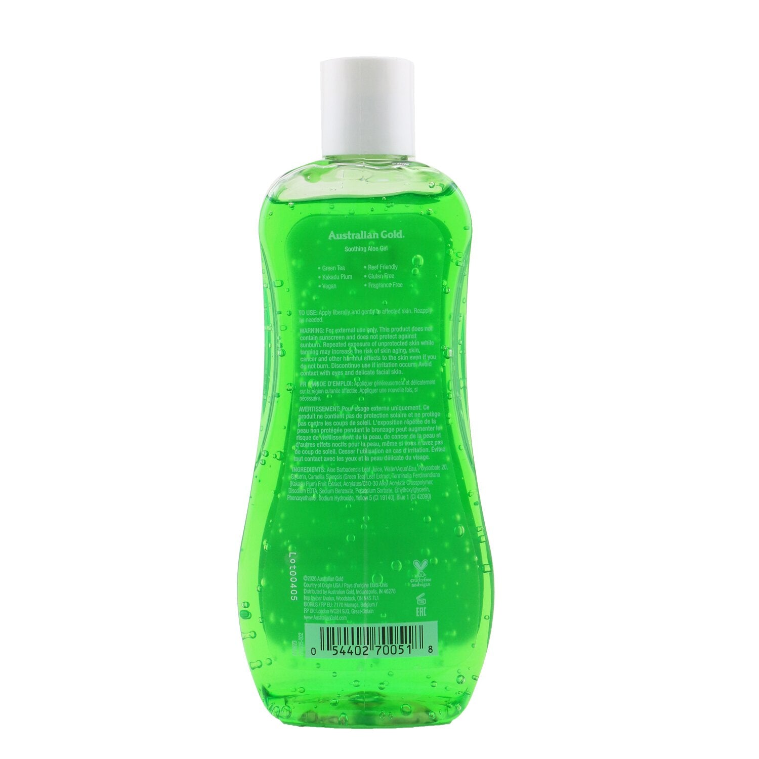 Australian Gold Soothing Aloe After Sun Gel 237ml/8oz