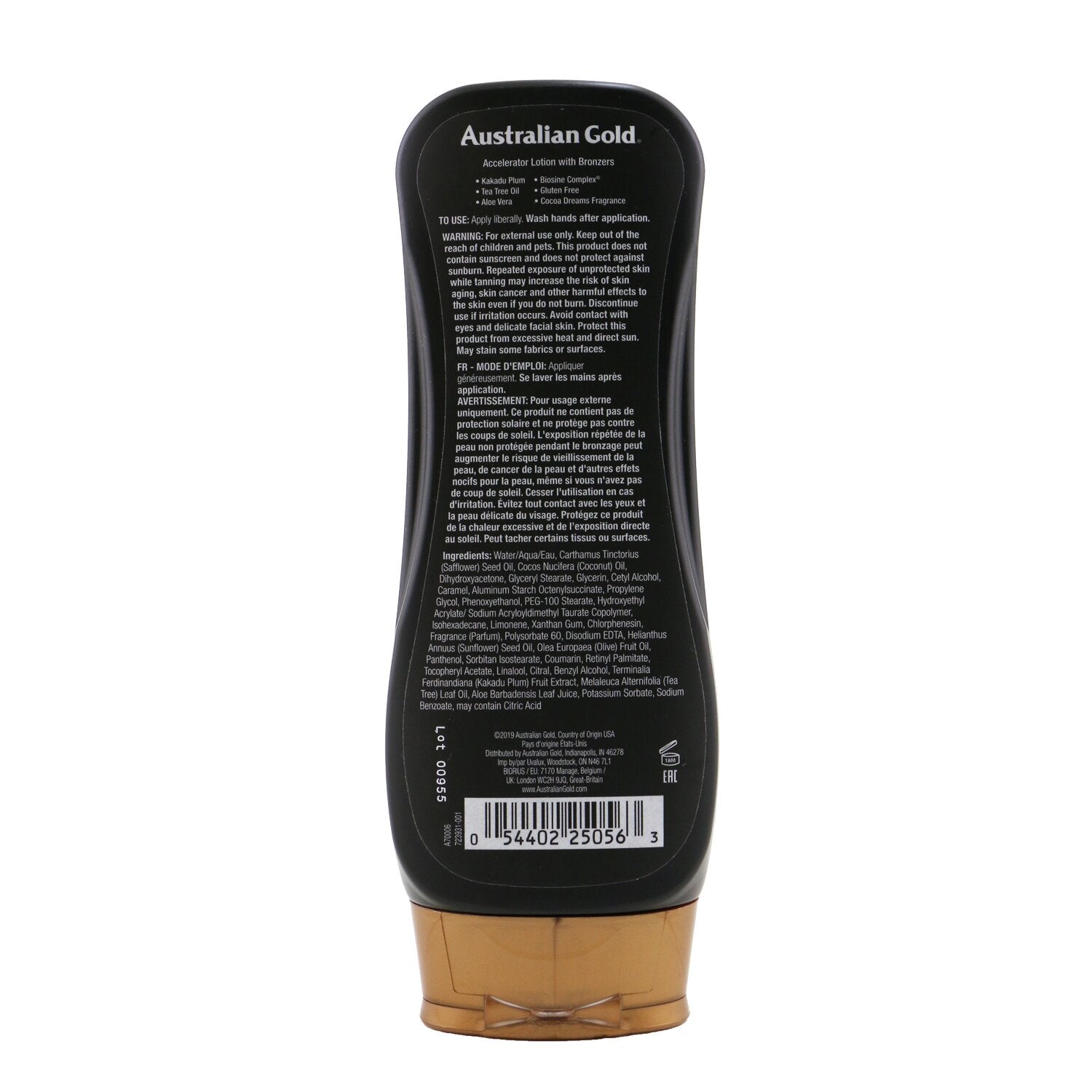 Australian Gold Dark Tanning Accelerator Lotion With Bronzers  237ml/8oz