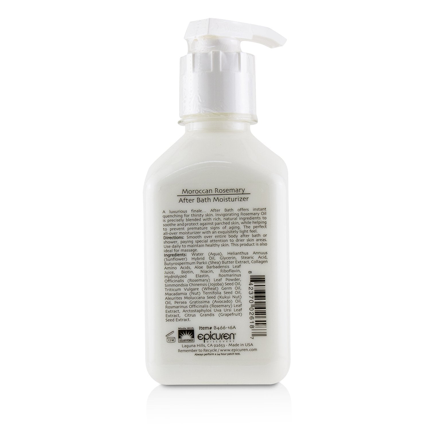 Epicuren After Bath Moisturizer - Moroccan Rosemary 500ml/16oz