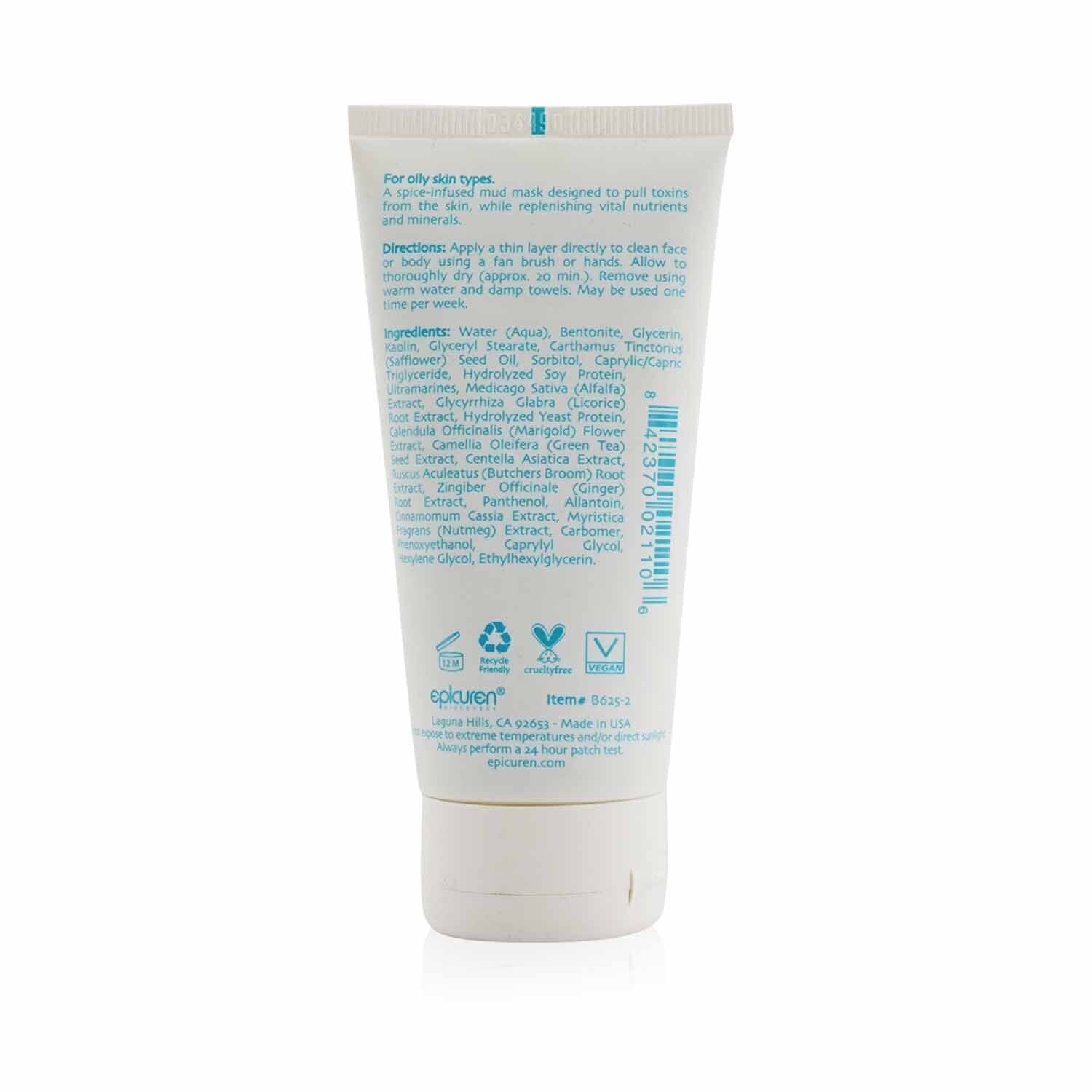 Epicuren Chai Soy Mud Mask - For Oily Skin Types 74ml/2.5oz