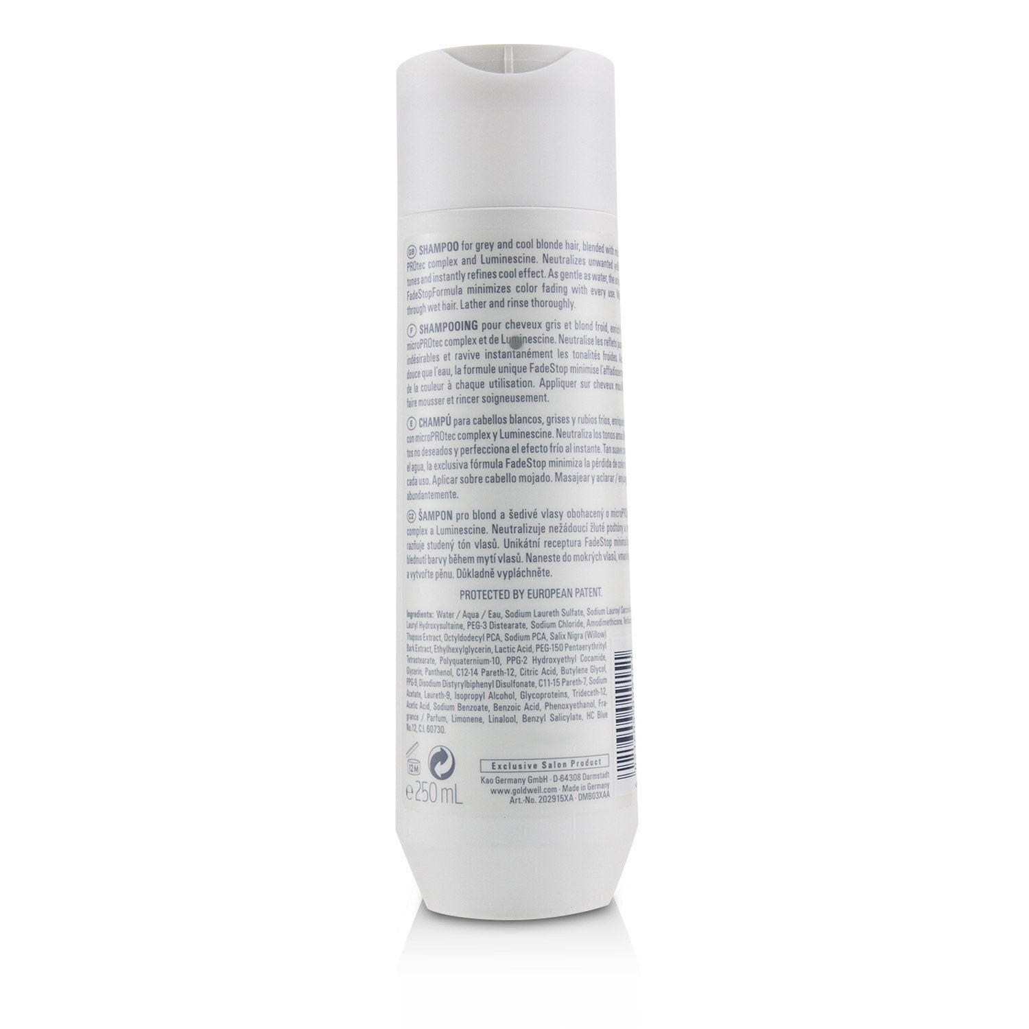 Goldwell Dual Senses Silver Shampoo (Neutralizing For Grey Hair) 250ml/8.4oz