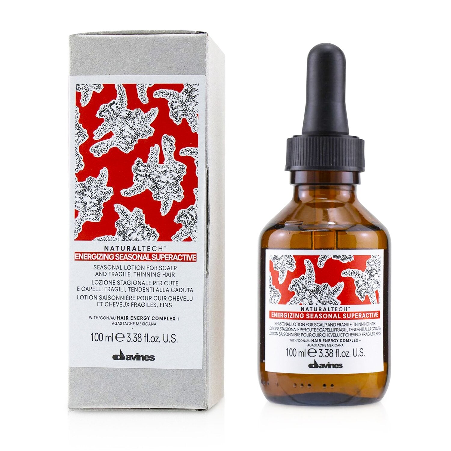 Davines Natural Tech Energizing Seasonal Superactive Seasonal Lotion (For Scalp