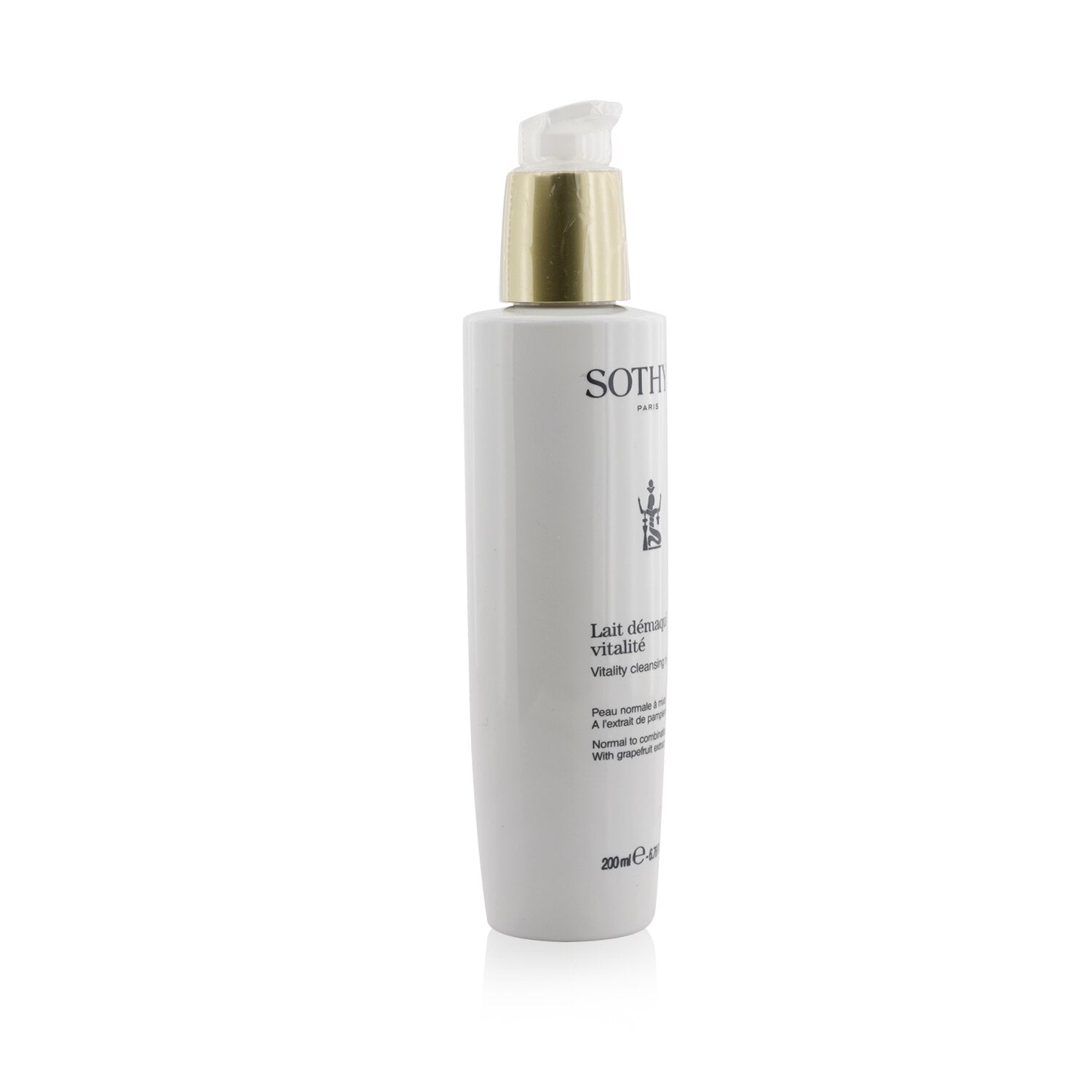 Sothys Vitality Cleansing Milk - For Normal to Combination Skin , With Grapefrui