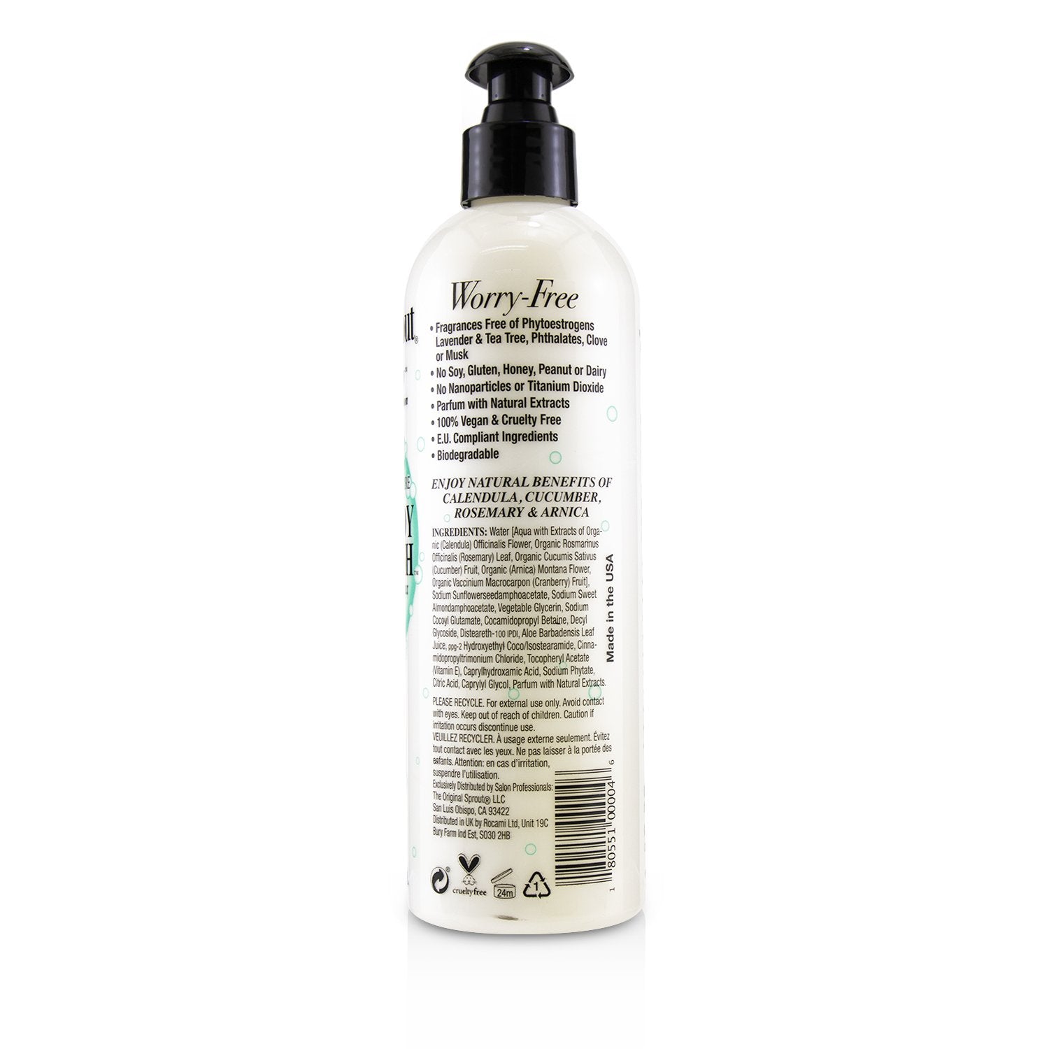Original Sprout Natural Family Collection Hair & Body Baby Wash With Pure Soothi