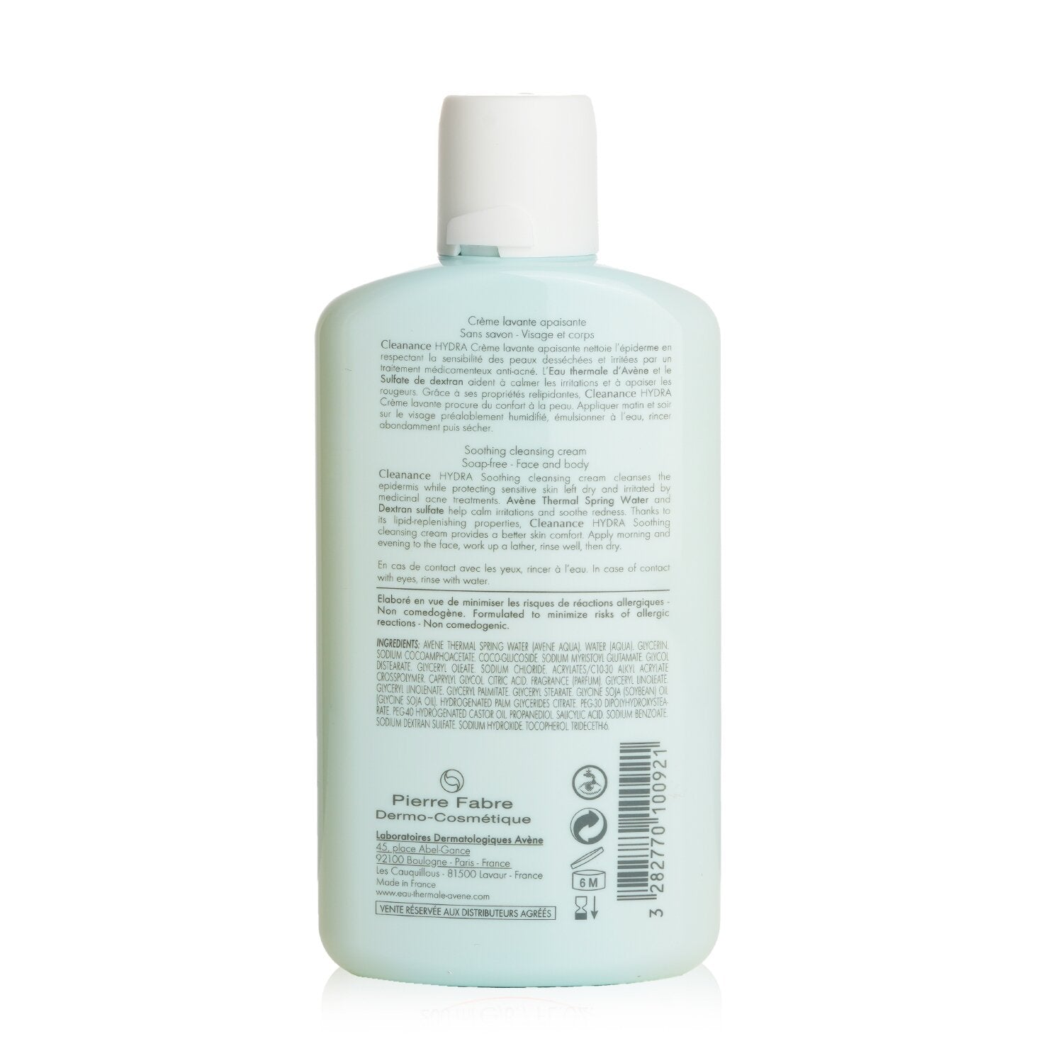 Avene Cleanance HYDRA Soothing Cleansing Cream - For Blemish-Prone Skin Left Dry