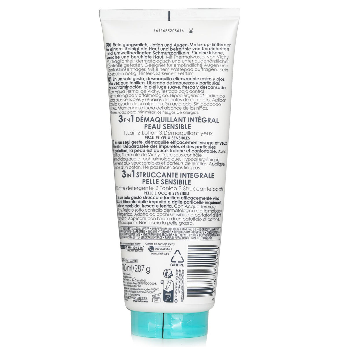 Vichy Purete Thermale 3 In 1 One Step Cleanser (For Sensitive Skin)