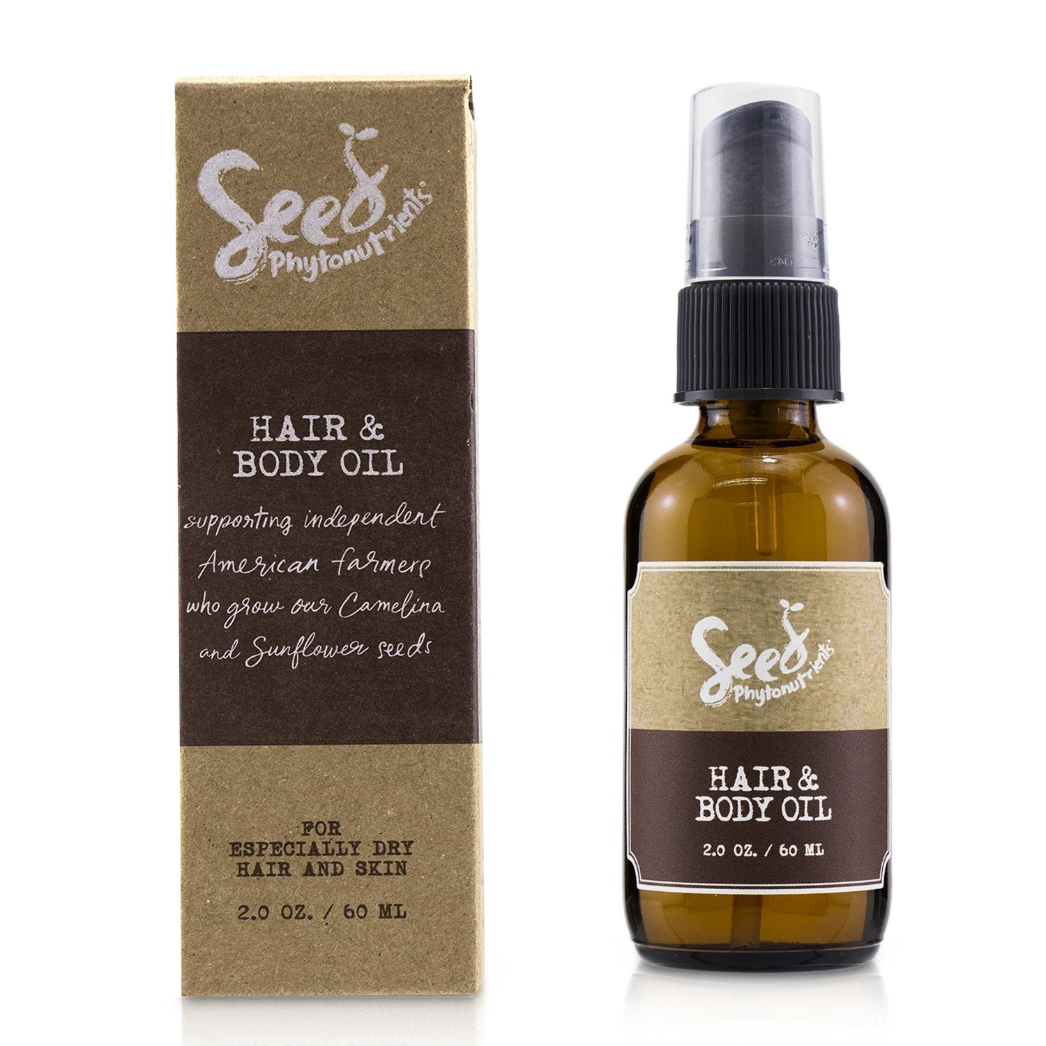Seed Phytonutrients Hair & Body Oil (For Especially Dry Hair and Skin) 60ml/2oz