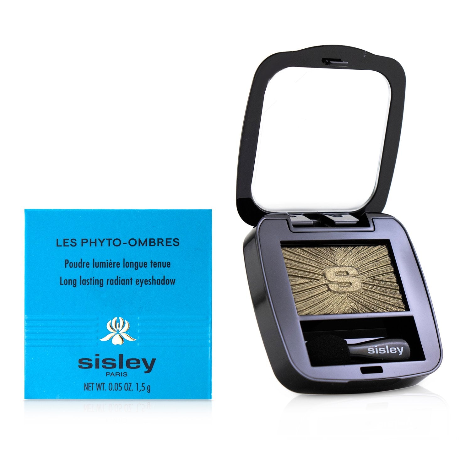 Sisley Les Phyto Ombres Long Lasting Radiant Eyeshadow - # 25 Metallic Khaki  1.