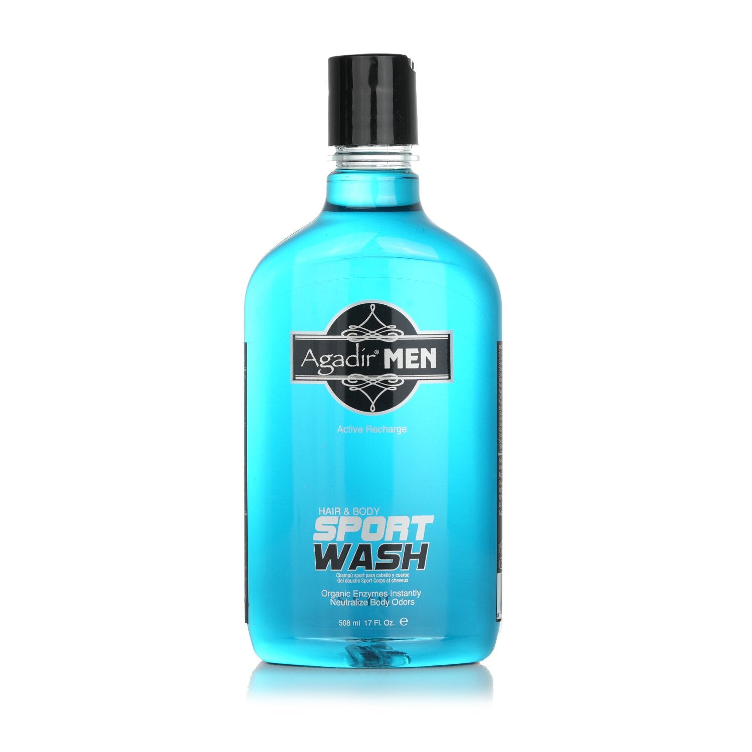 Agadir Argan Oil Agadir Men Active Recharge Hair &amp; Body Sport Wash 508ml/17oz