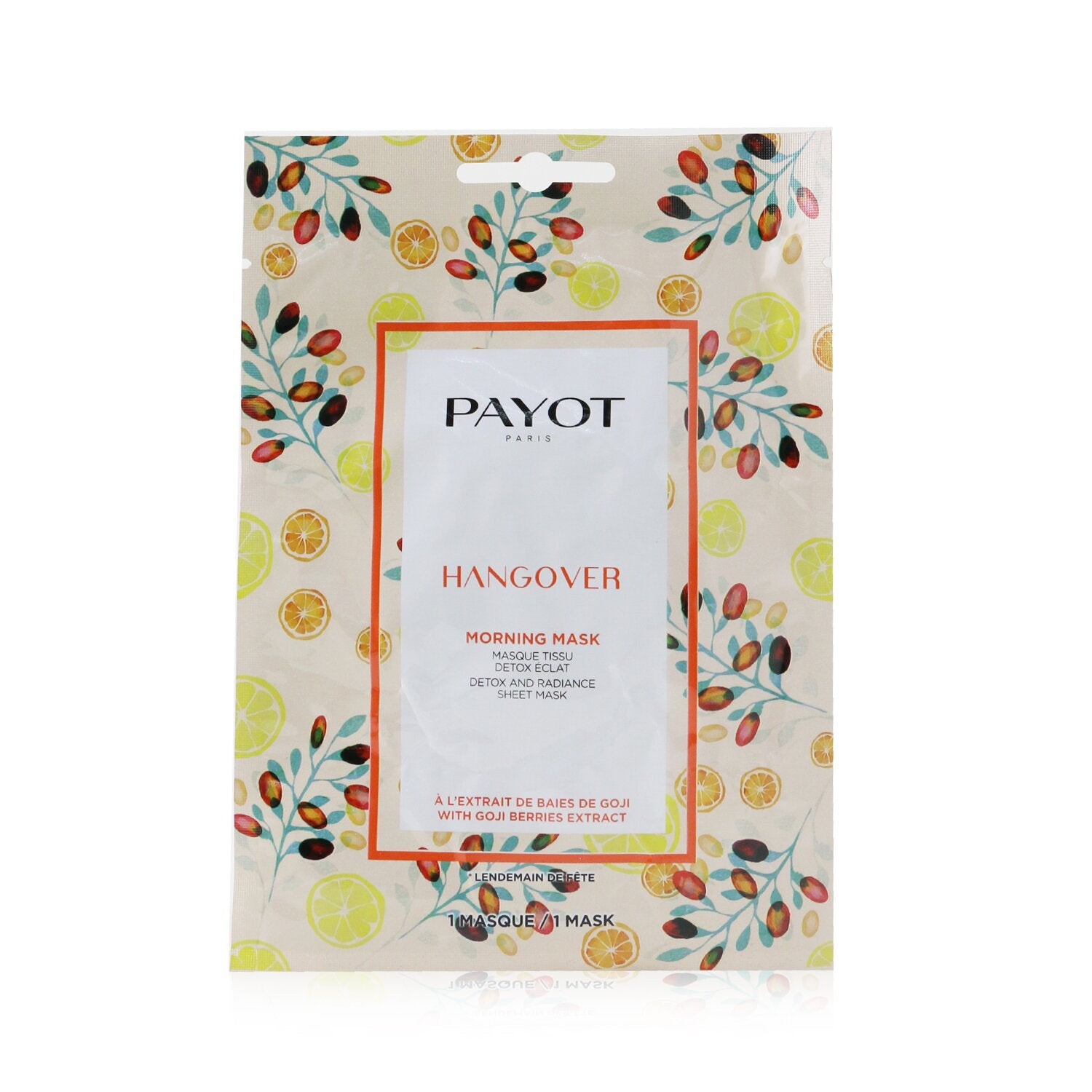 Payot Morning Mask (Hangover) - Detox &amp; Radiance Sheet Mask 15pcs