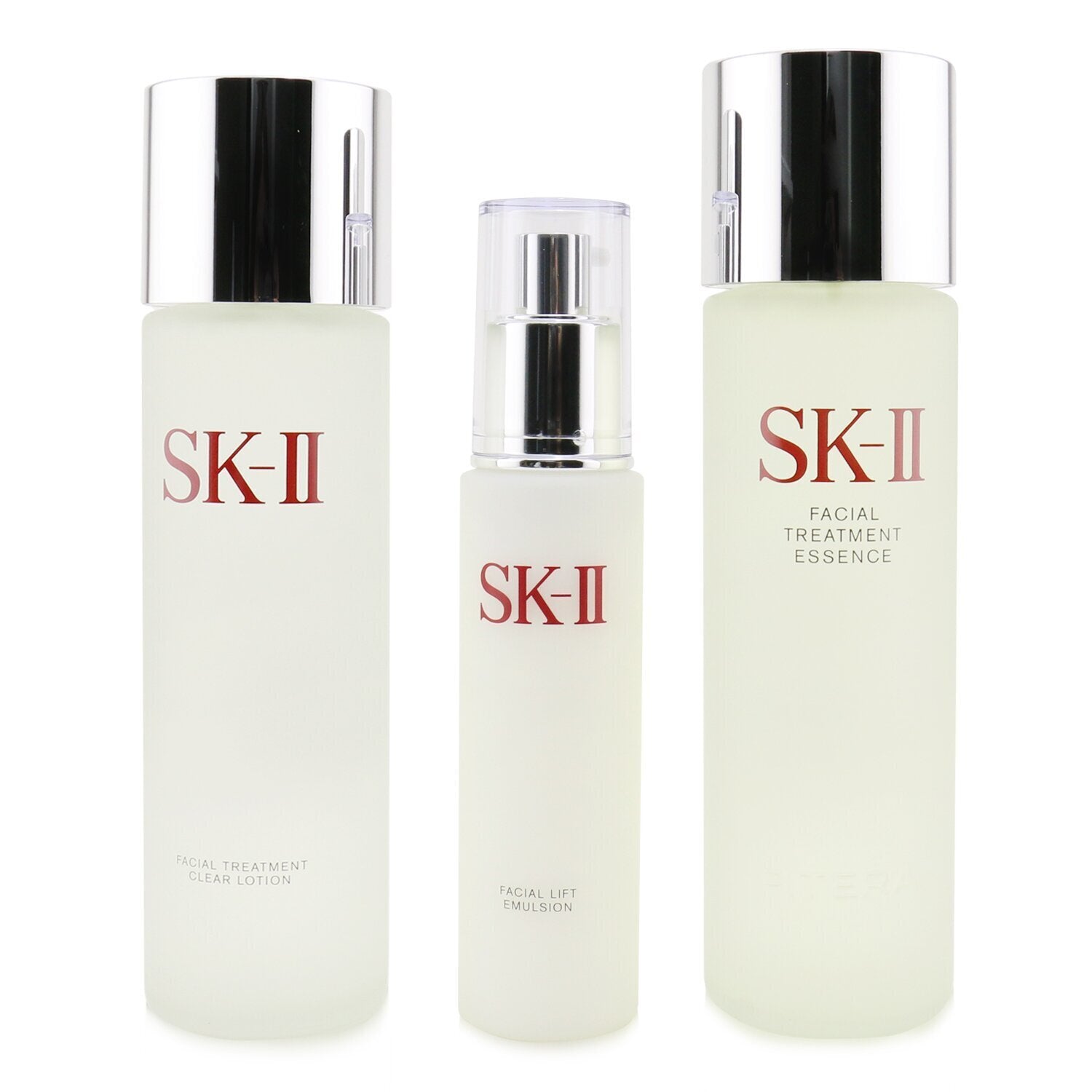SK II Pitera Deluxe Hydrating  3-Pieces Set: Facial Treatment Essence 230ml + Fa