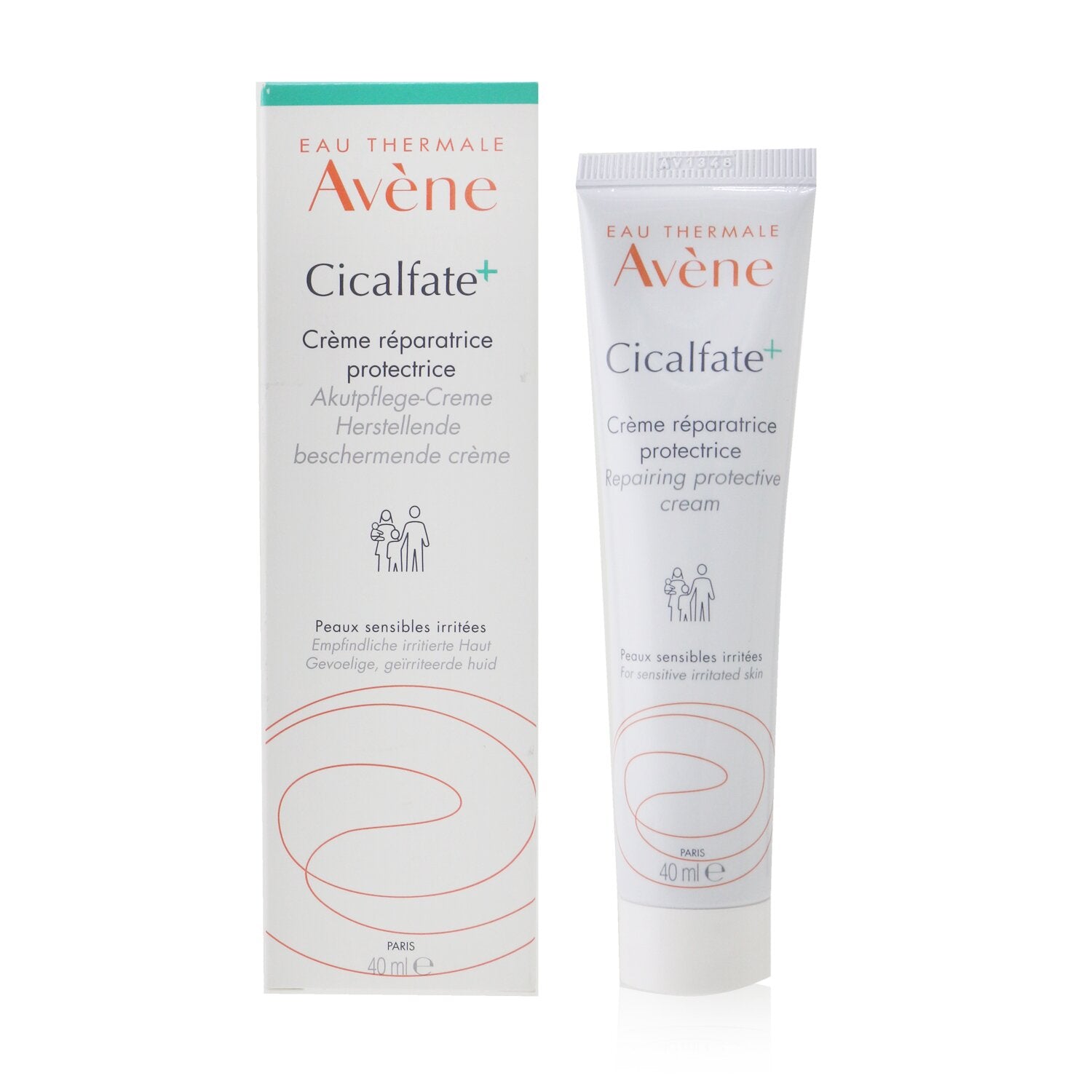 Avene Cicalfate+ Repairing Protective Cream - For Sensitive Irritated Skin 40ml/
