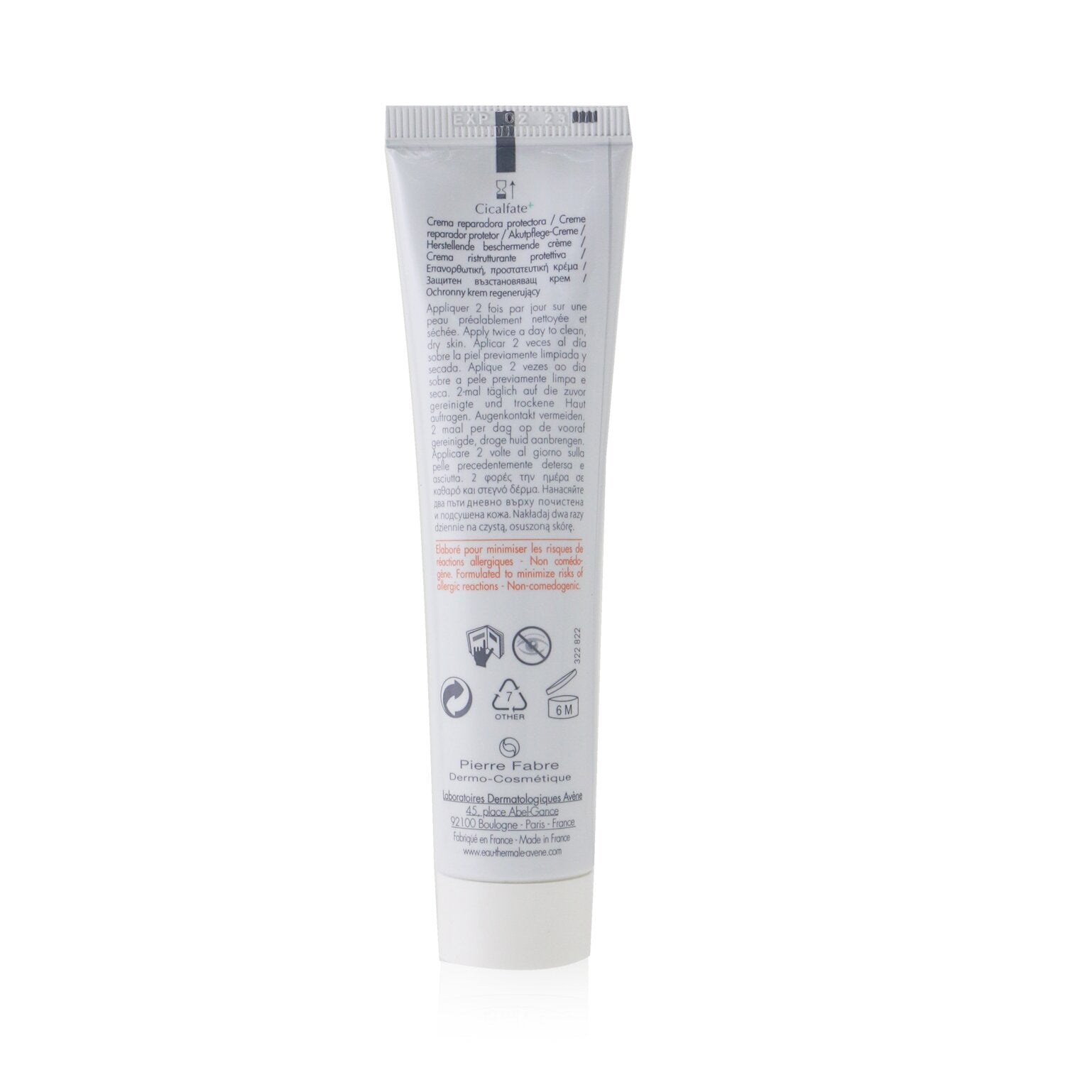 Avene Cicalfate+ Repairing Protective Cream - For Sensitive Irritated Skin 40ml/