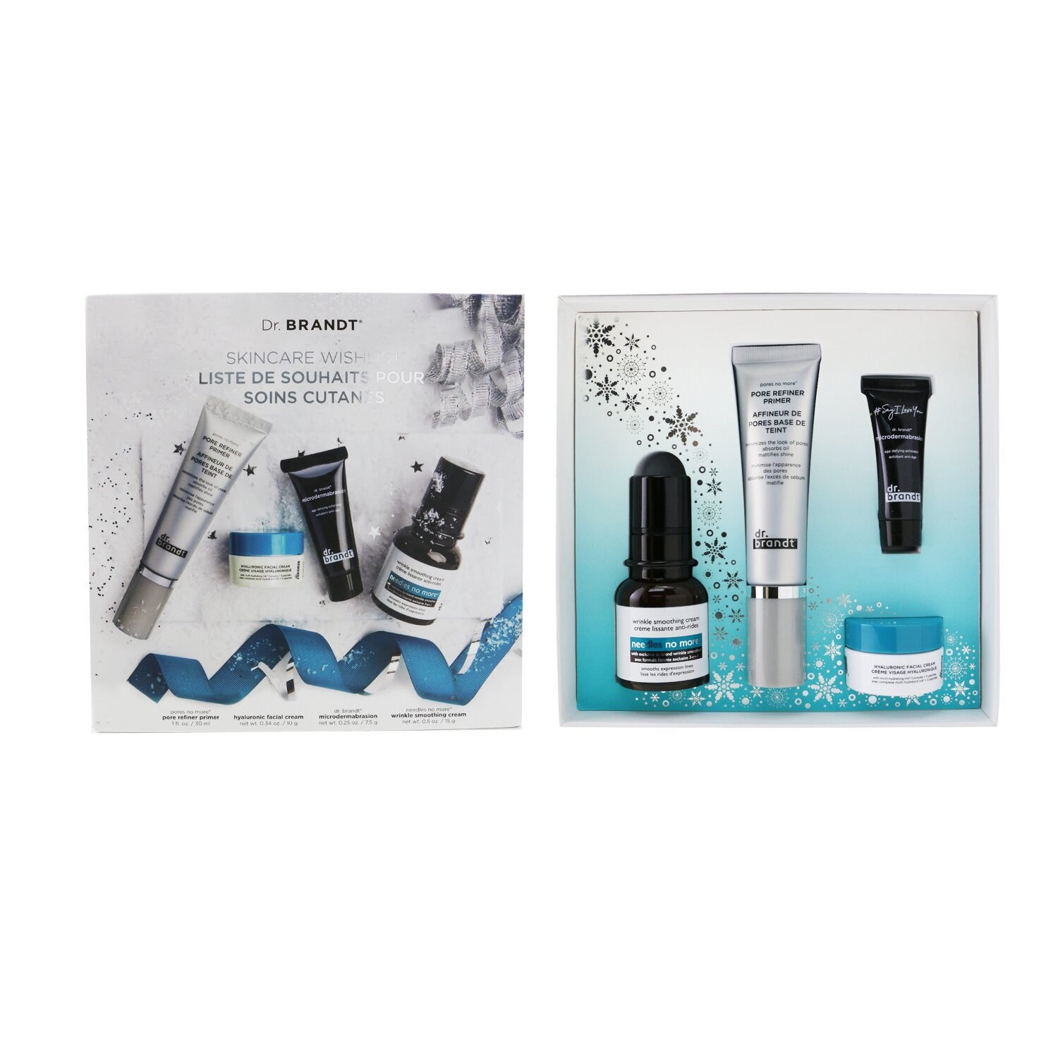 Dr. Brandt Skincare Wishlist Kit: Pore Refiner Primer 30ml+ Wrinkle Smoothing Cr
