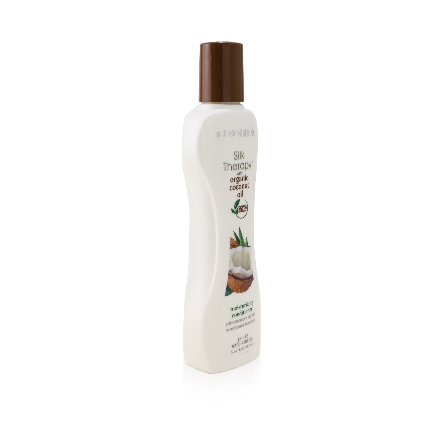BioSilk Silk Therapy with Coconut Oil Moisturizing Conditioner 167ml/5.64oz