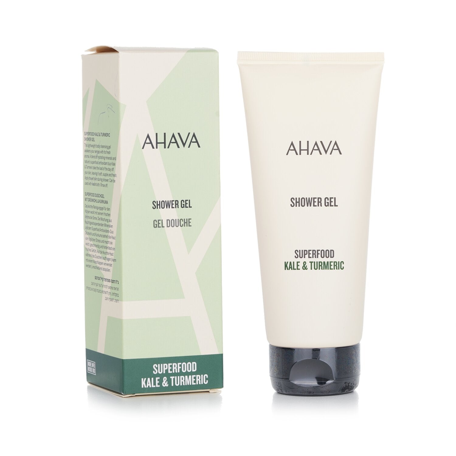 Ahava Superfood Kale &amp; Turmeric Shower Gel 200ml/6.8oz