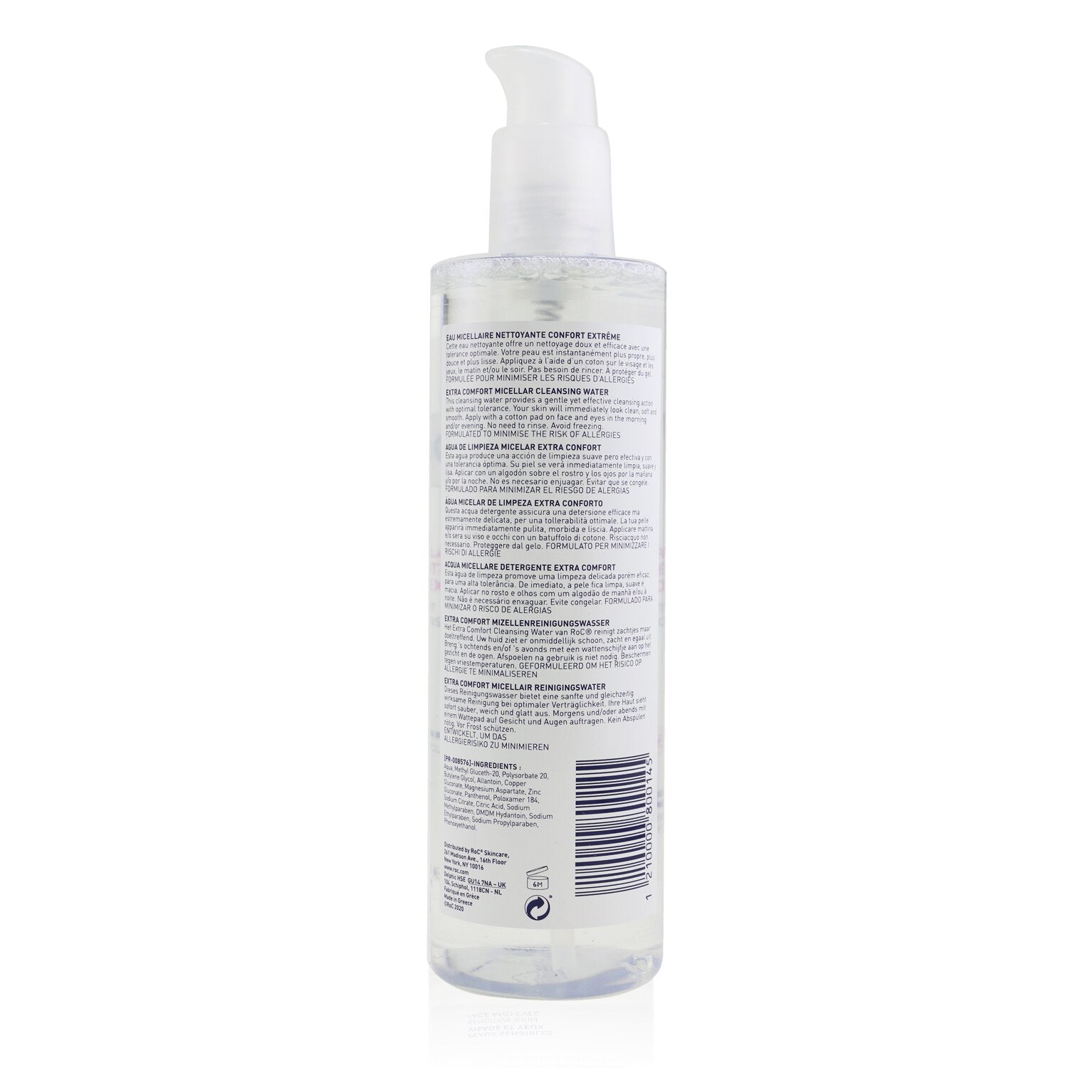 ROC Extra Comfort Micellar Cleansing Water (Sensitive Skin, Face & Eyes) 400ml/1