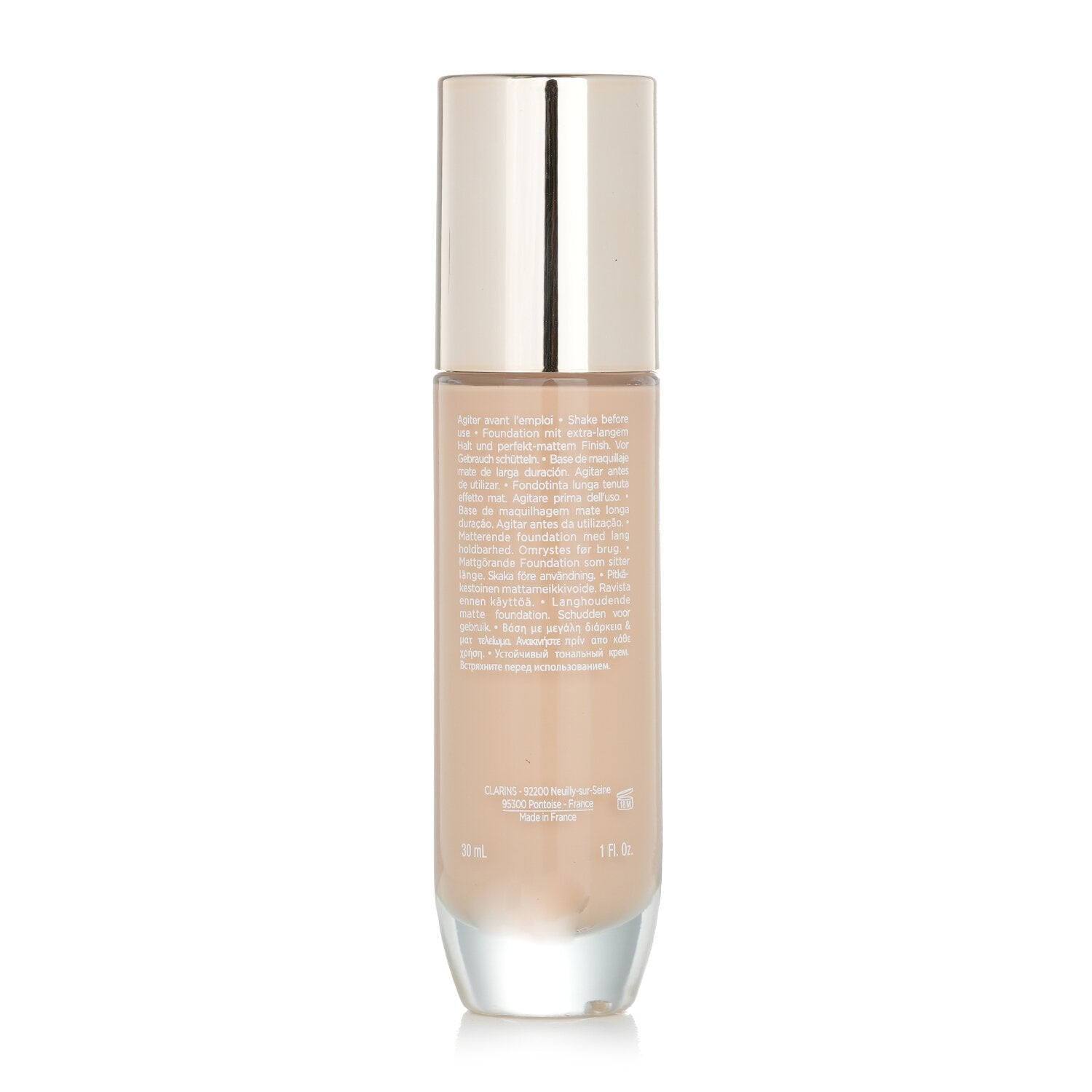 Clarins Everlasting Long Wearing & Hydrating Matte Foundation - # 107C Beige 30m